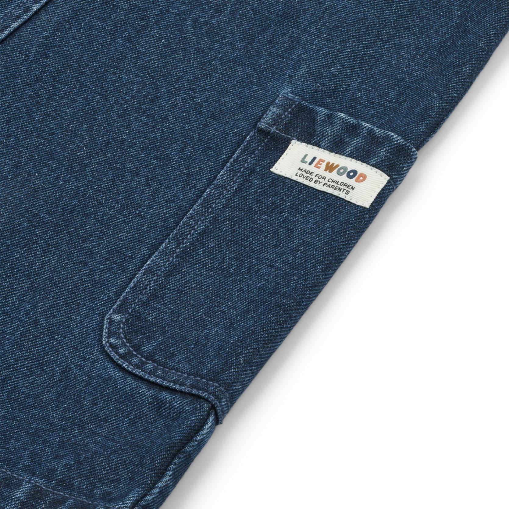 Robes Angelica Denim Dress fille bleu Liewood Robes Angelica Denim Dress fille bleu Medium Blue Denim