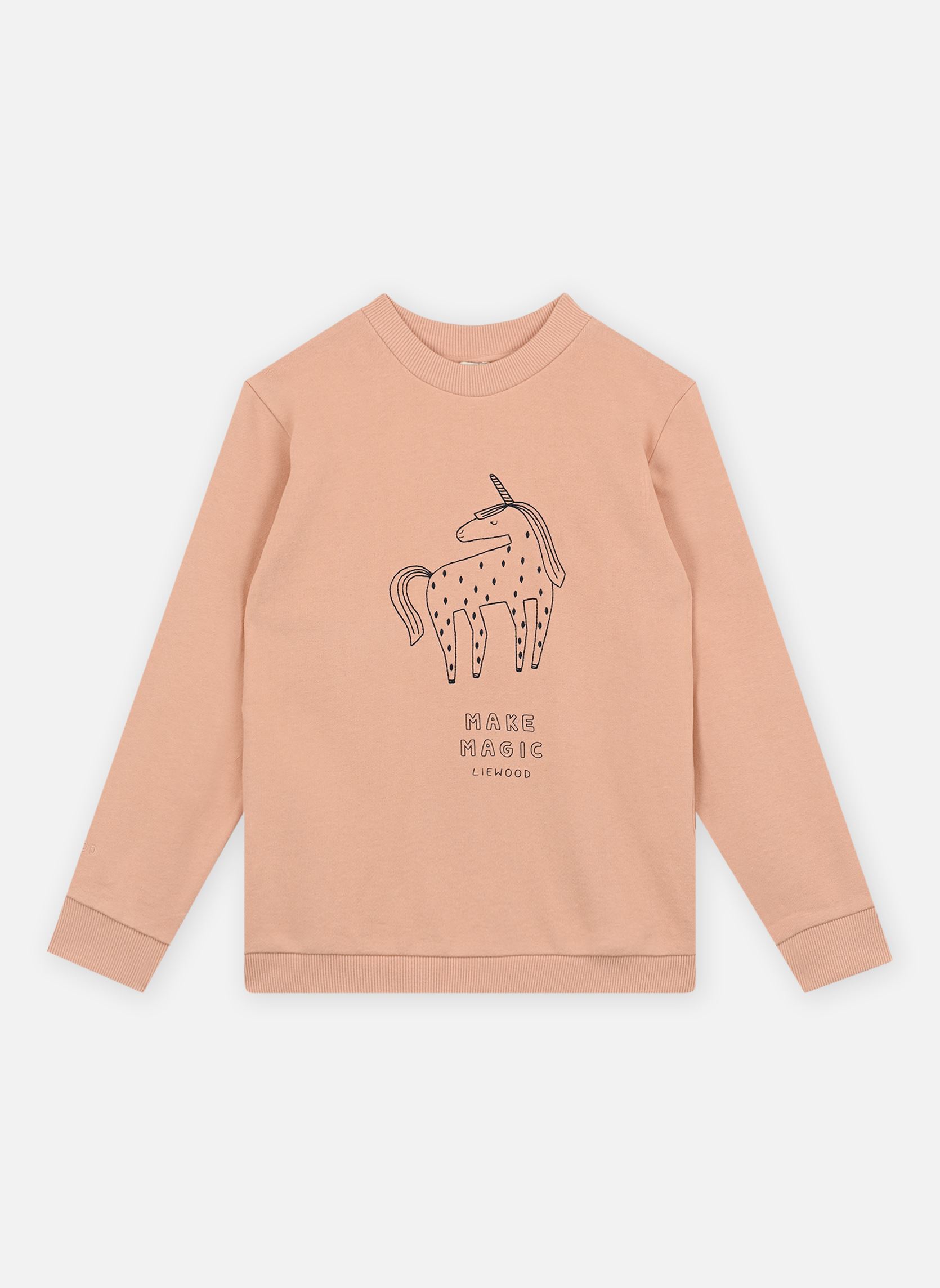 Sweats à capuche Thora Placement Sweatshirt rose Liewood Sweats à capuche Thora Placement Sweatshirt rose UNICORN / PALE TUSCANY