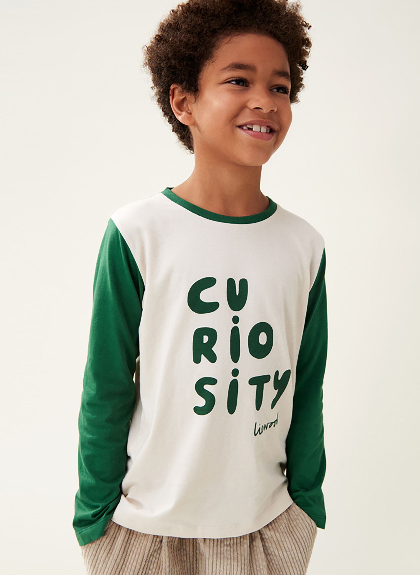 T-shirt a maniche lunghe Apia Placement Longsleeve T-shirt multicolore Liewood T-shirt a maniche lunghe Apia Placement Longsleeve T-shirt multicolore CURIOSITY / SANDY