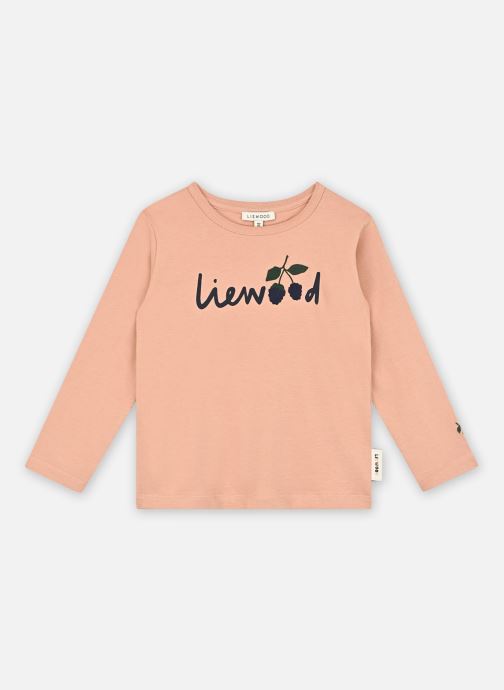 Liewood Langarm-T-Shirts Apia Placement Longsleeve T-shirt mädchen rosa