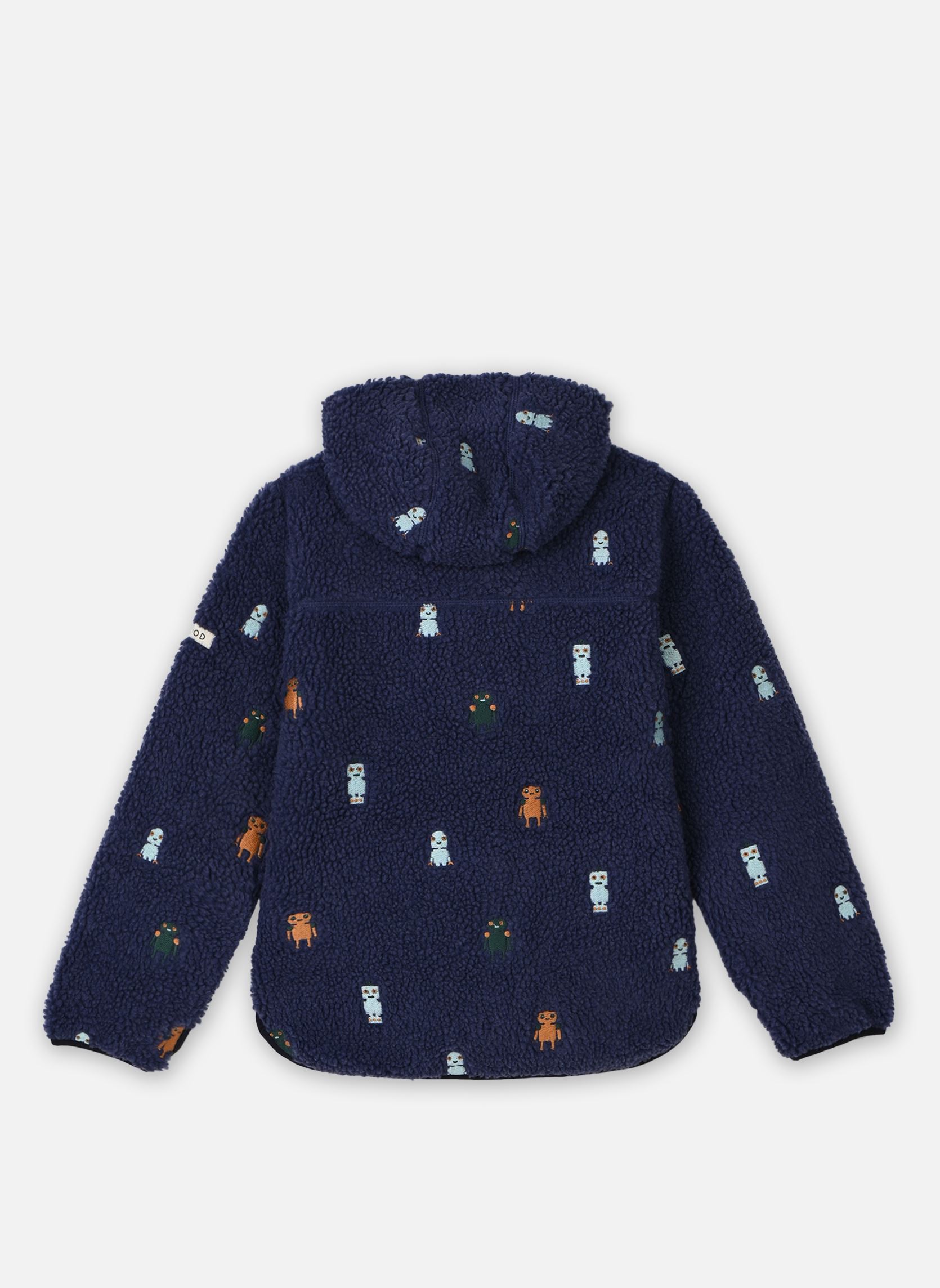 Fleece truien Mara Pile Jacket blauw Liewood Fleece truien Mara Pile Jacket blauw ROBOTS / INDIGO BLUE