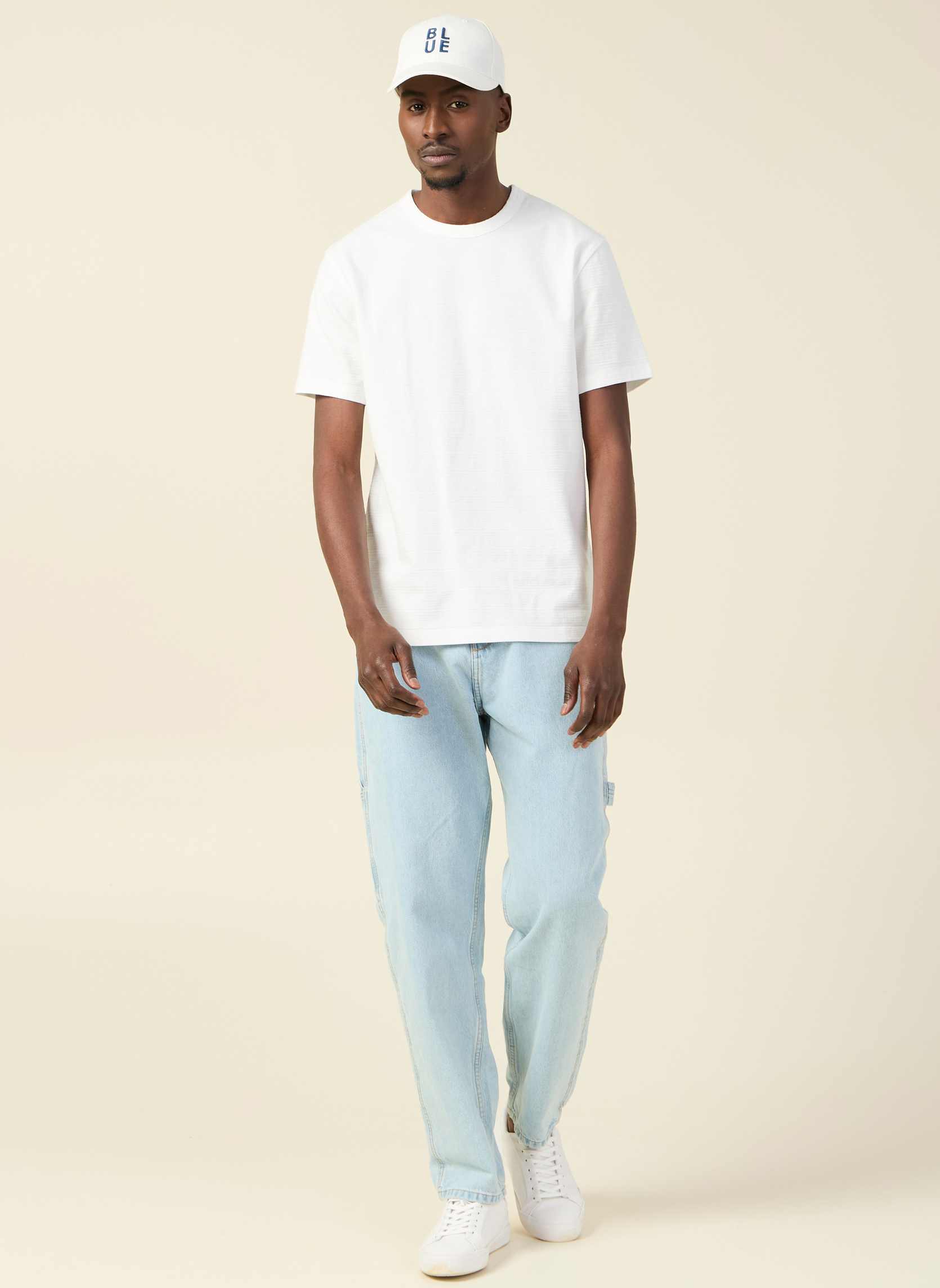 Tee-shirts TEECRAFTH homme blanc Bonobo Tee-shirts TEECRAFTH homme blanc Blanc