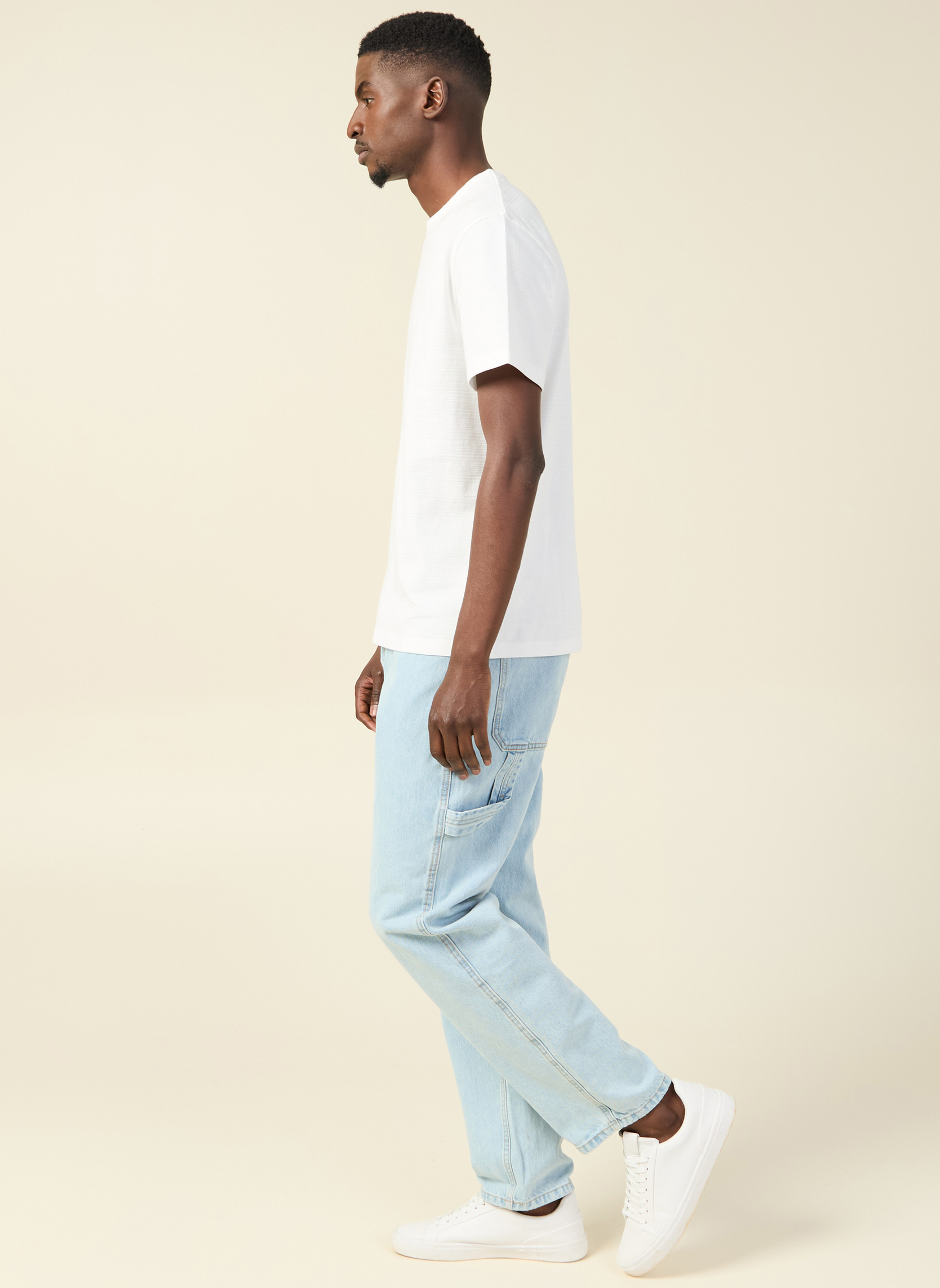 Tee-shirts TEECRAFTH homme blanc Bonobo Tee-shirts TEECRAFTH homme blanc Blanc