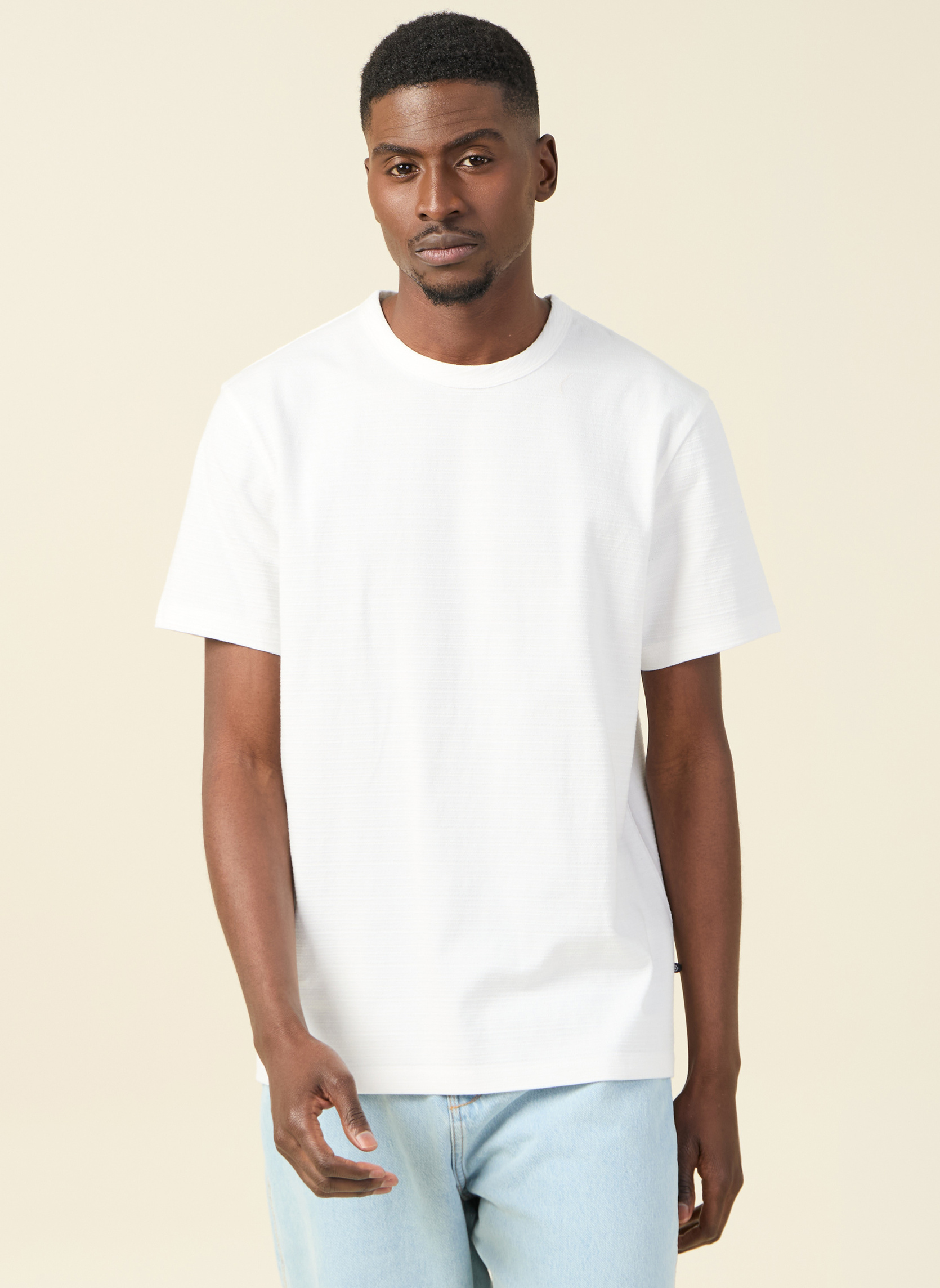 Tee-shirts TEECRAFTH homme blanc Bonobo Tee-shirts TEECRAFTH homme blanc Blanc