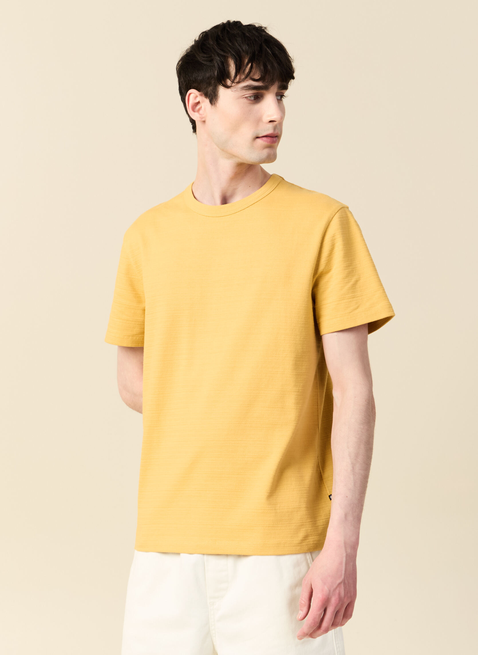 Tee-shirts TEECRAFTH homme jaune Bonobo Tee-shirts TEECRAFTH homme jaune Jaune