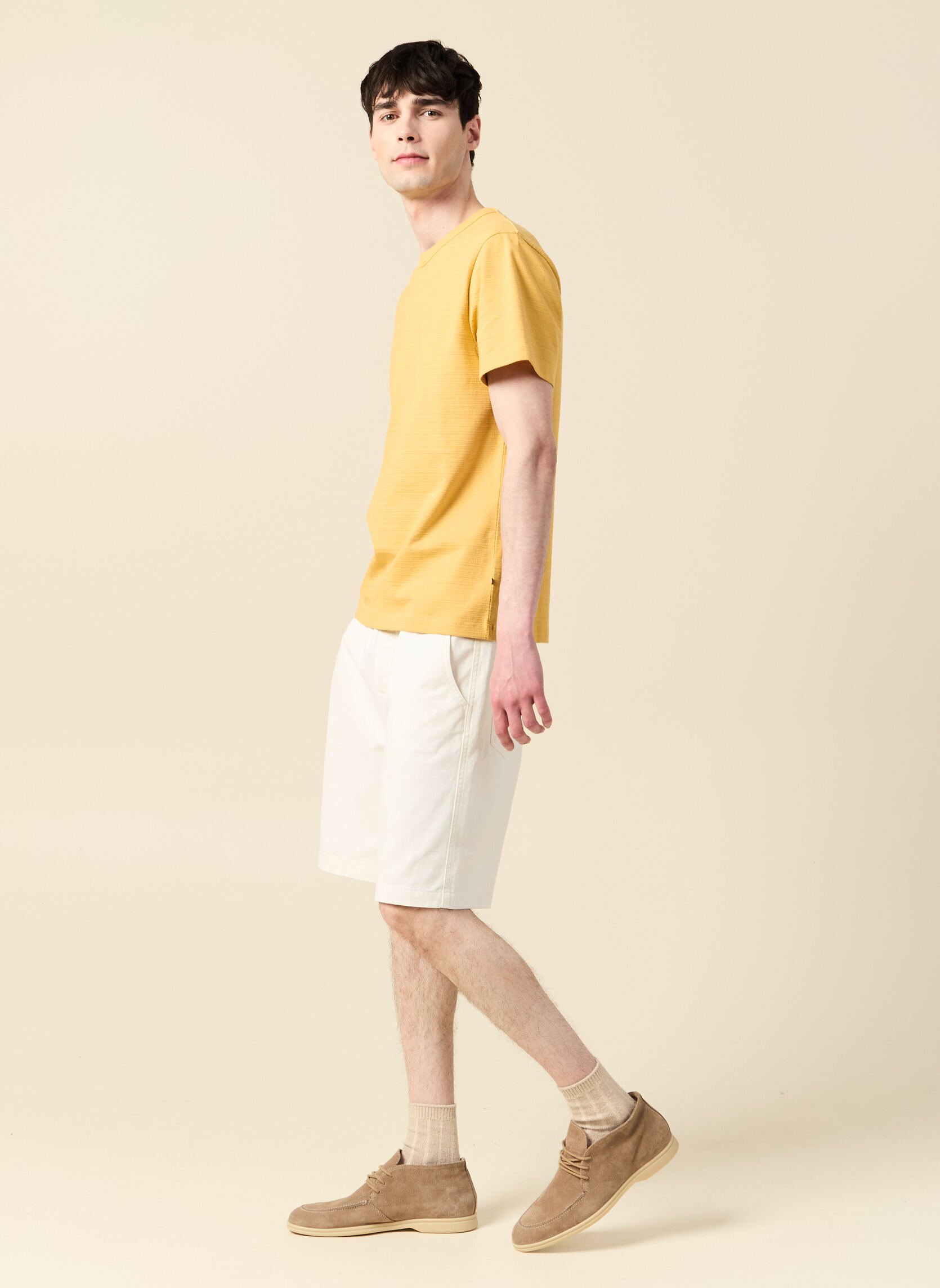 Tee-shirts TEECRAFTH homme jaune Bonobo Tee-shirts TEECRAFTH homme jaune Jaune
