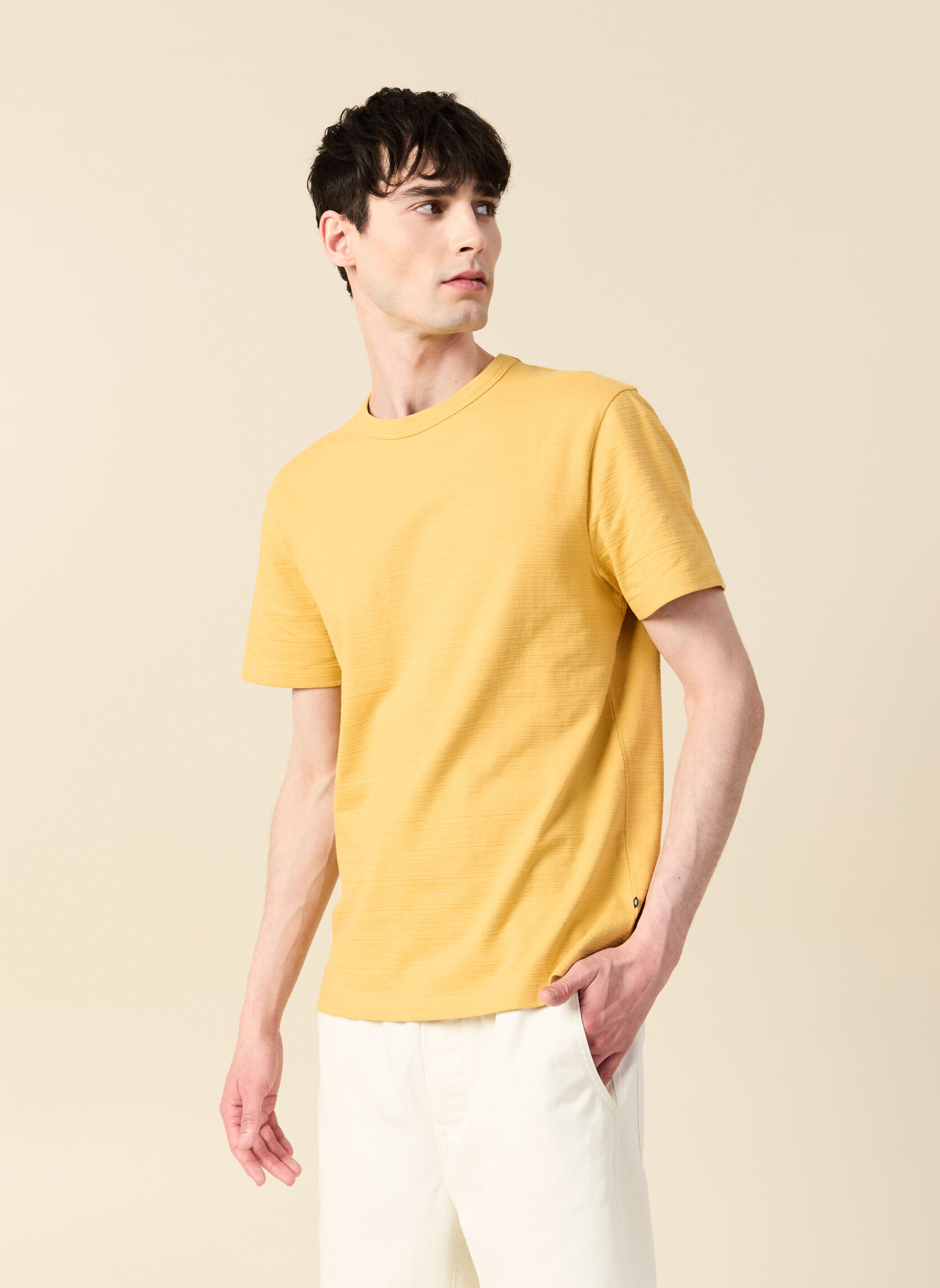 Tee-shirts TEECRAFTH homme jaune Bonobo Tee-shirts TEECRAFTH homme jaune Jaune