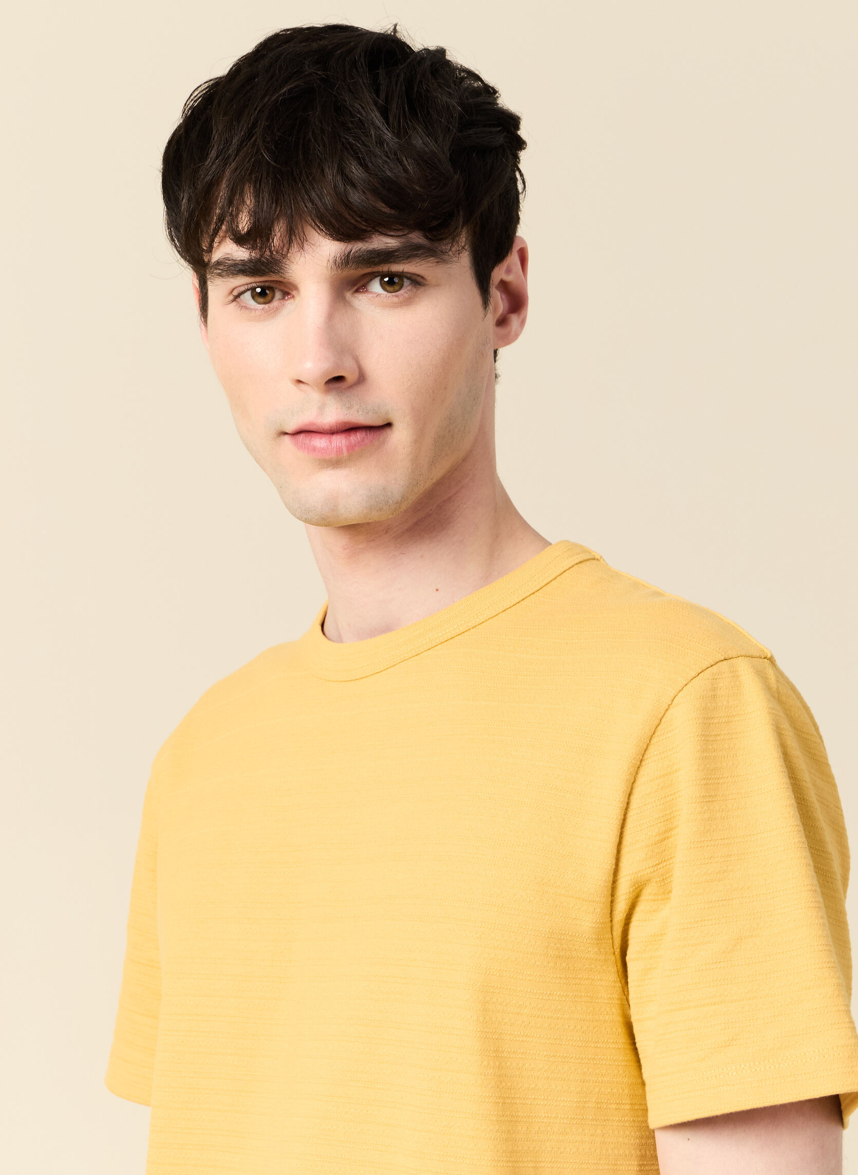 Tee-shirts TEECRAFTH homme jaune Bonobo Tee-shirts TEECRAFTH homme jaune Jaune
