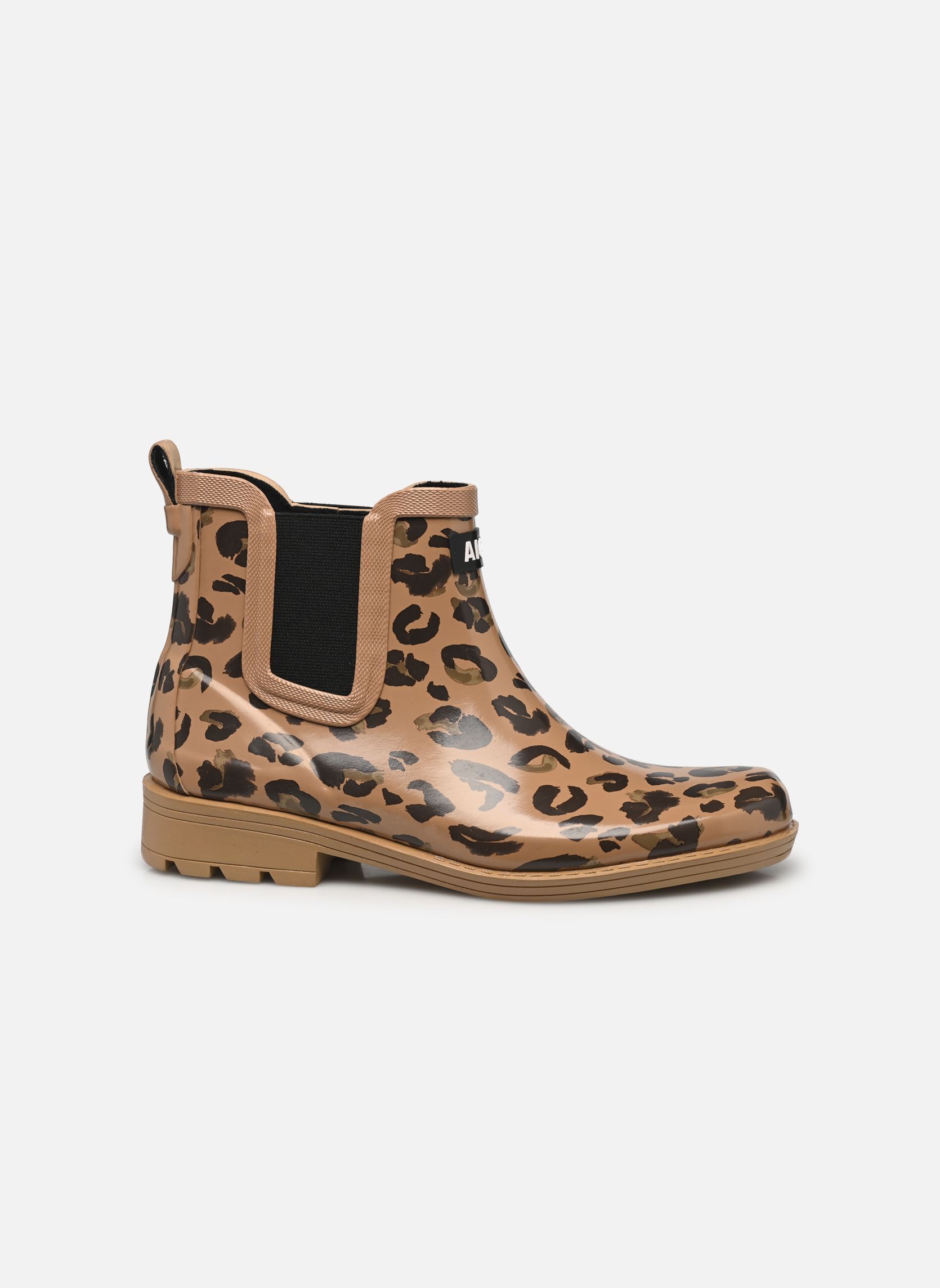 Botas para la lluvia Carville Print 2 mujer marrón Aigle Botas para la lluvia Carville Print 2 mujer marrón LEO PR