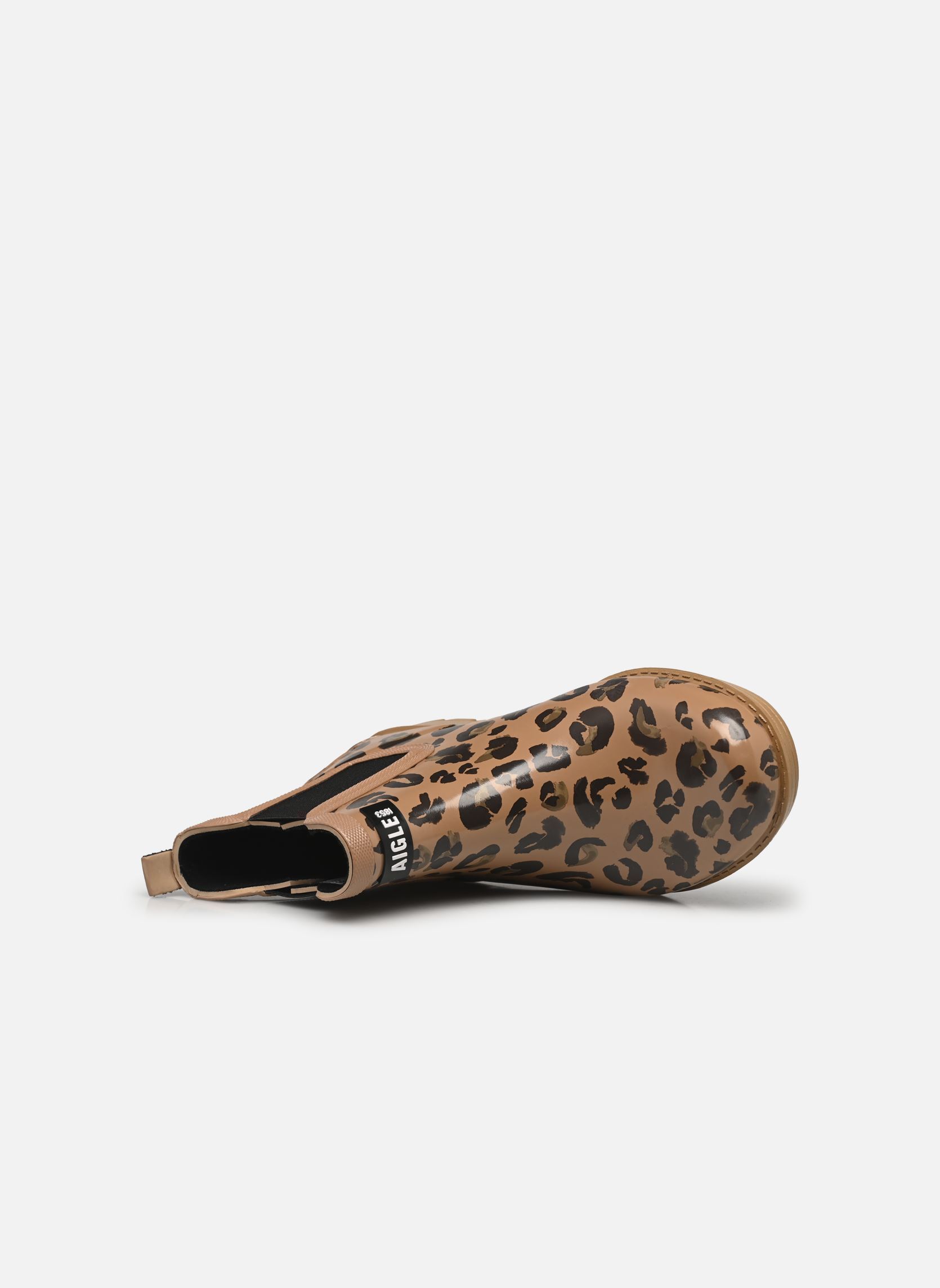 Botas para la lluvia Carville Print 2 mujer marrón Aigle Botas para la lluvia Carville Print 2 mujer marrón LEO PR