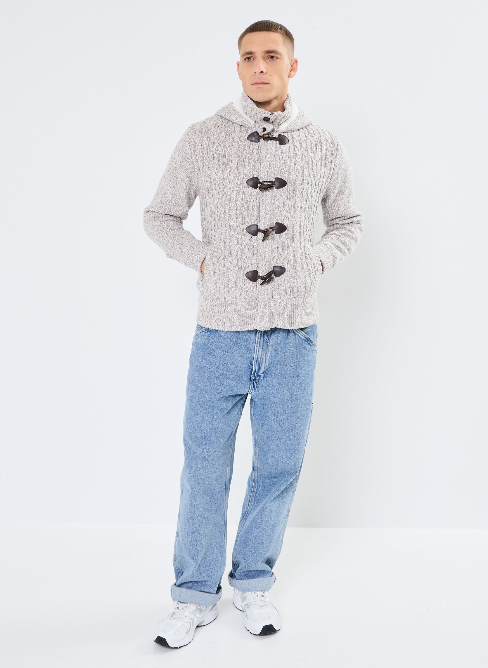 Gilets MONGIL homme gris MADE BY Gilets MONGIL homme gris ECRU
