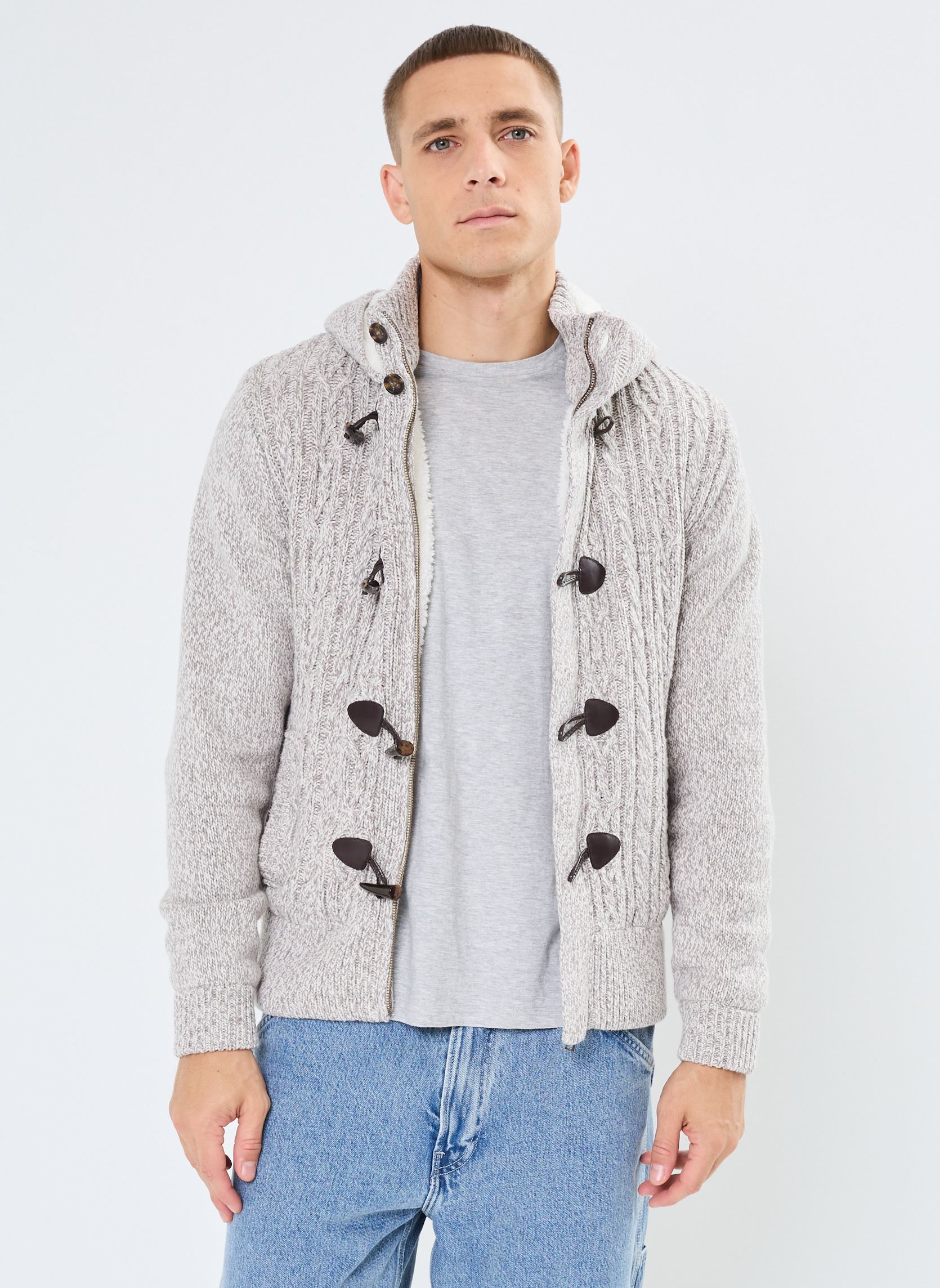 Gilets MONGIL homme gris MADE BY Gilets MONGIL homme gris ECRU