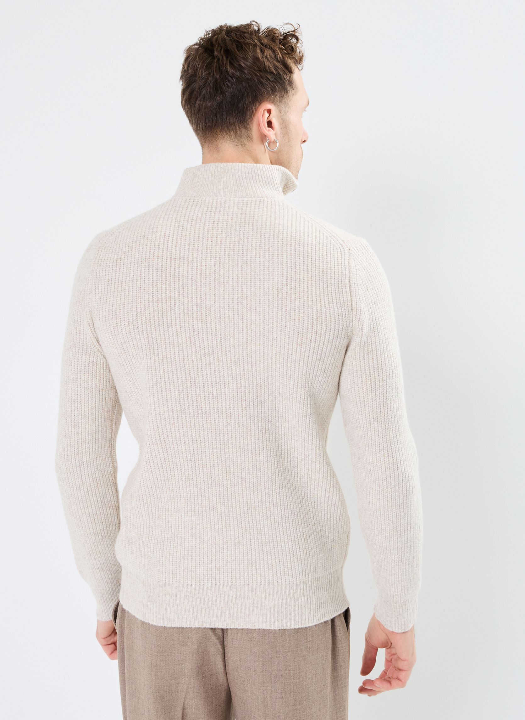 Pullover MONCAMIONNEUR herren beige MADE BY Pullover MONCAMIONNEUR herren beige BEIGE CHINE
