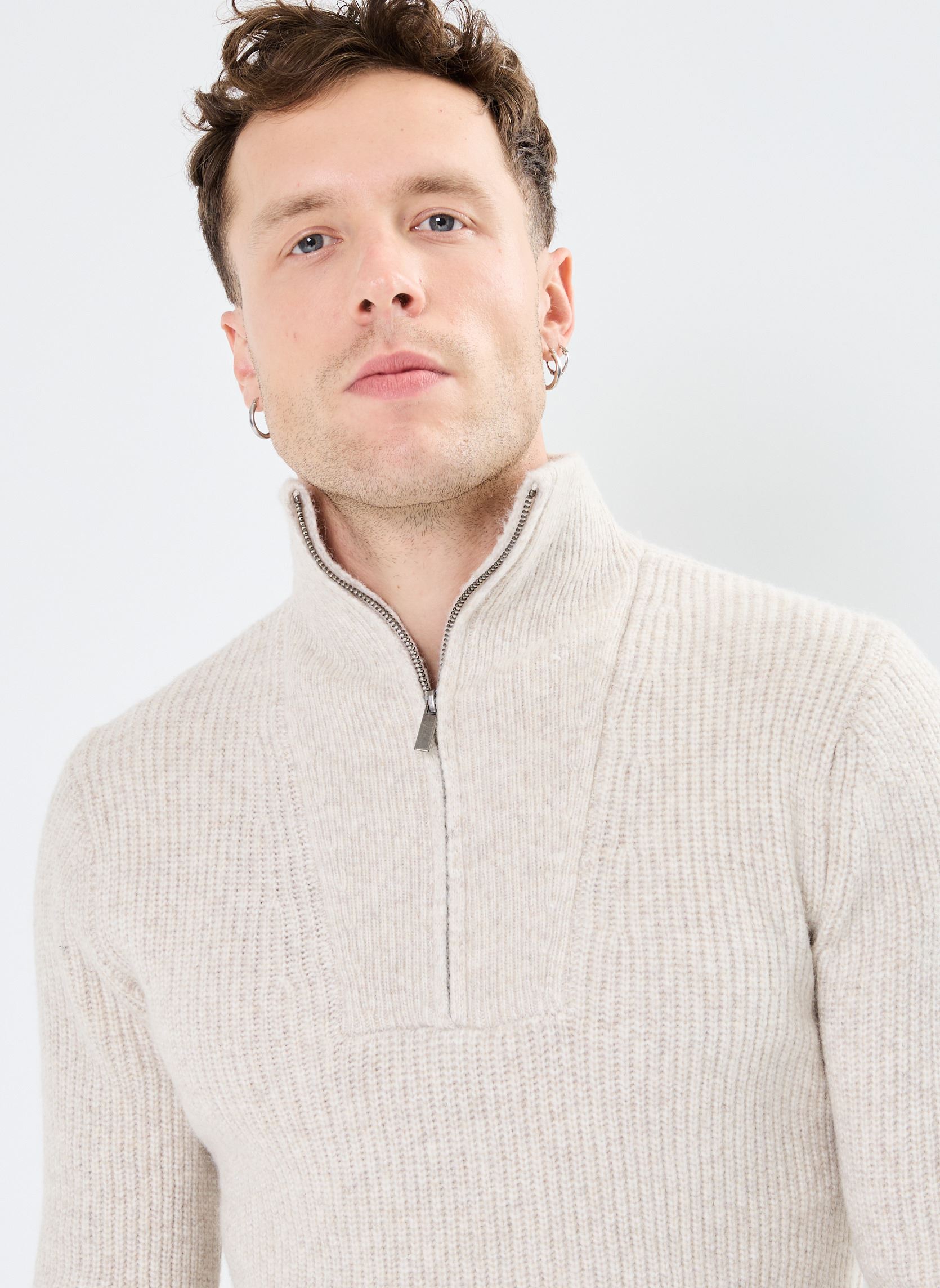 Pullover MONCAMIONNEUR herren beige MADE BY Pullover MONCAMIONNEUR herren beige BEIGE CHINE