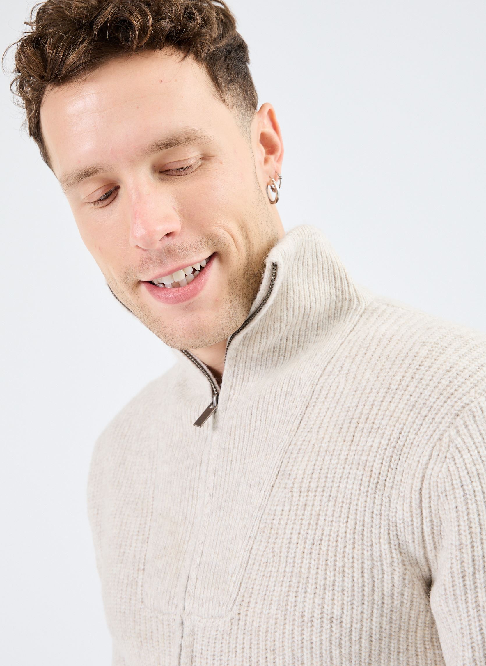 Gilets MONCAMIONNEUR-ZIP homme beige MADE BY Gilets MONCAMIONNEUR-ZIP homme beige Beige Chine
