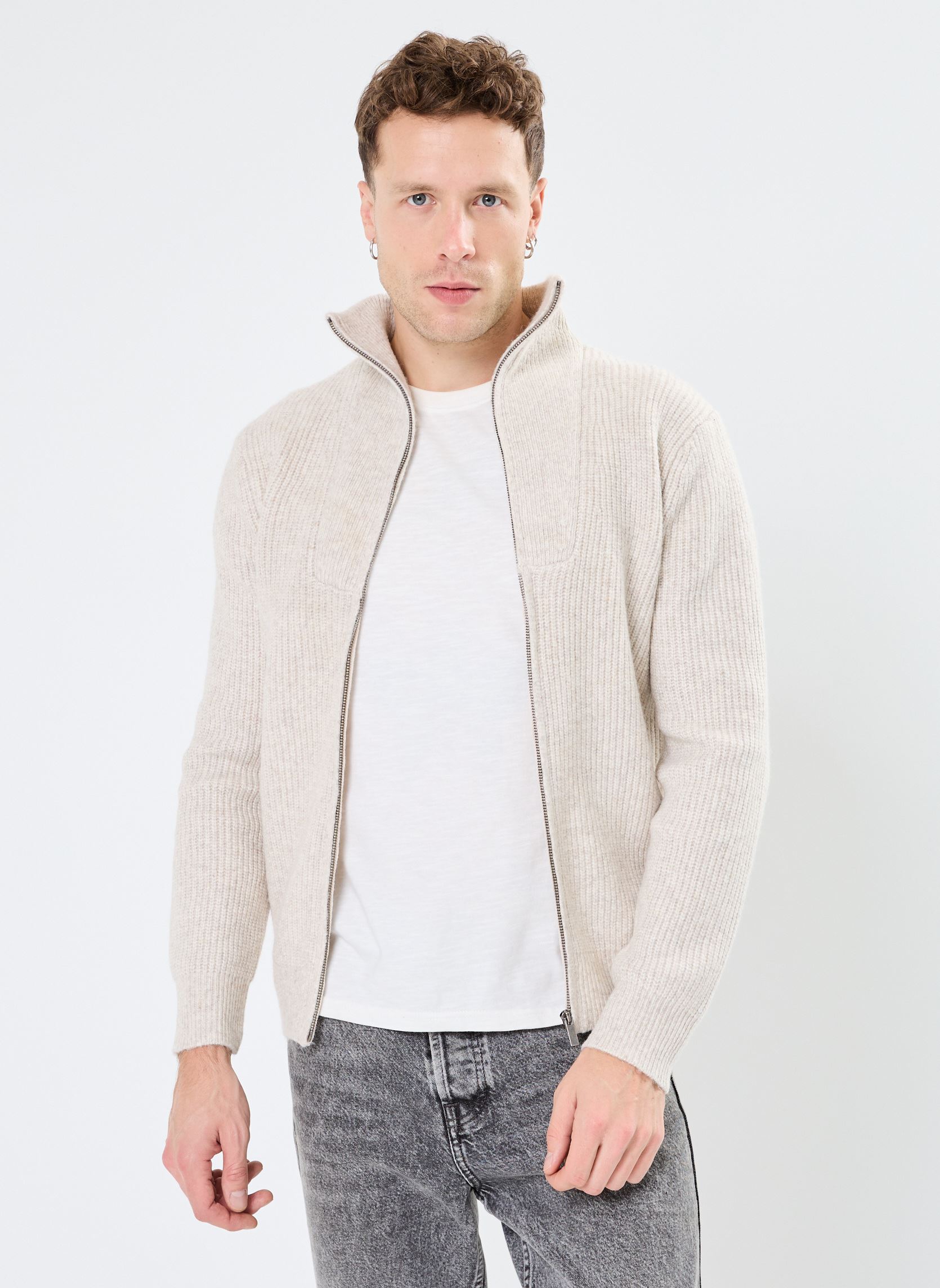 Gilets MONCAMIONNEUR-ZIP homme beige MADE BY Gilets MONCAMIONNEUR-ZIP homme beige Beige Chine