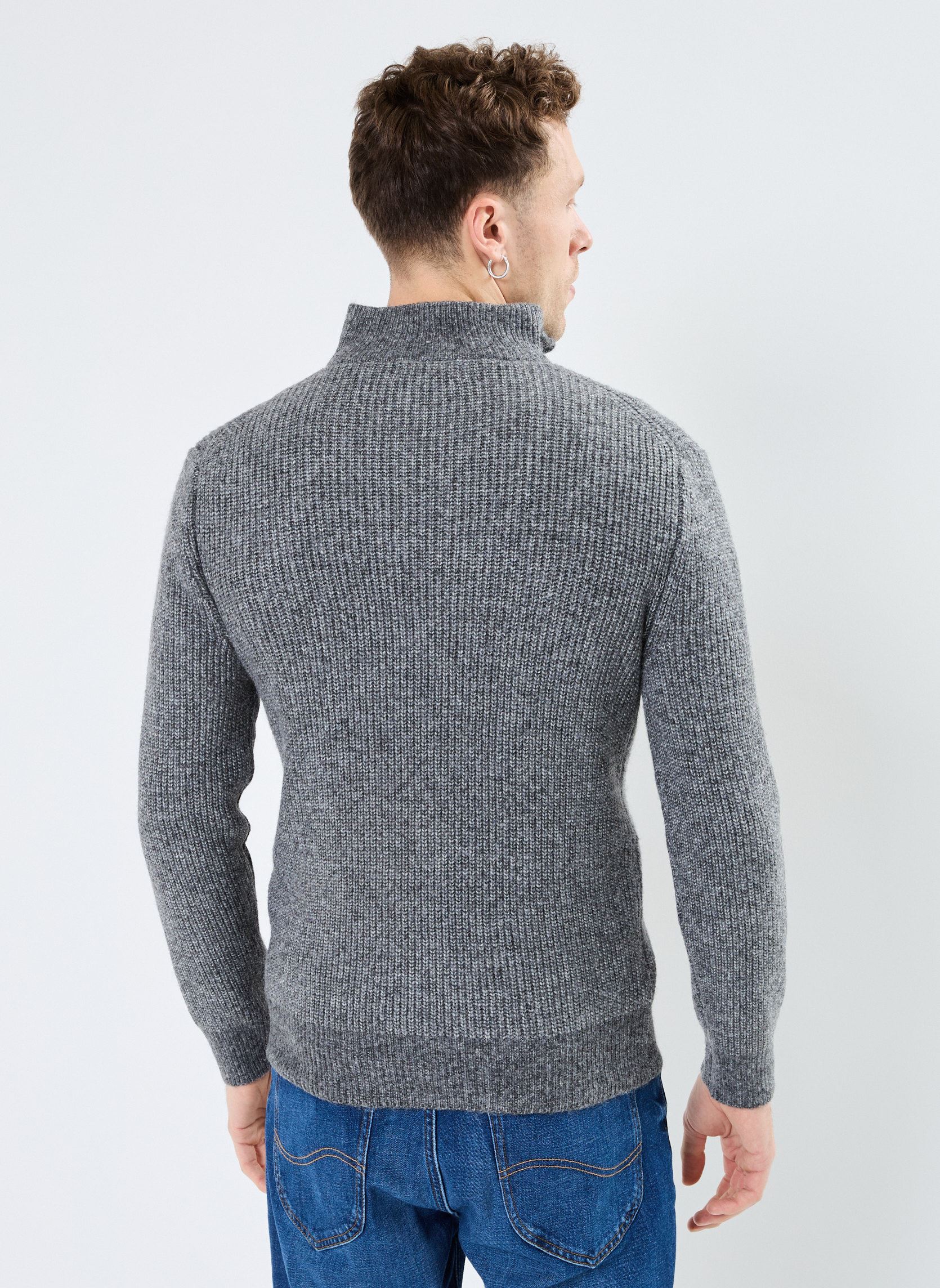 Gilets MONCAMIONNEUR-ZIP homme gris MADE BY Gilets MONCAMIONNEUR-ZIP homme gris GRIS CHINÉ FONCÉ