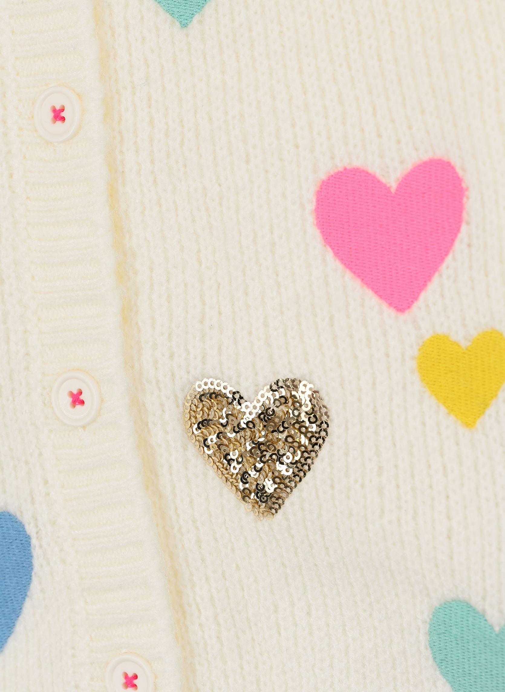 Strickjacken und Westen U20633 mädchen weiß Billieblush Strickjacken und Westen U20633 mädchen weiß RICE
