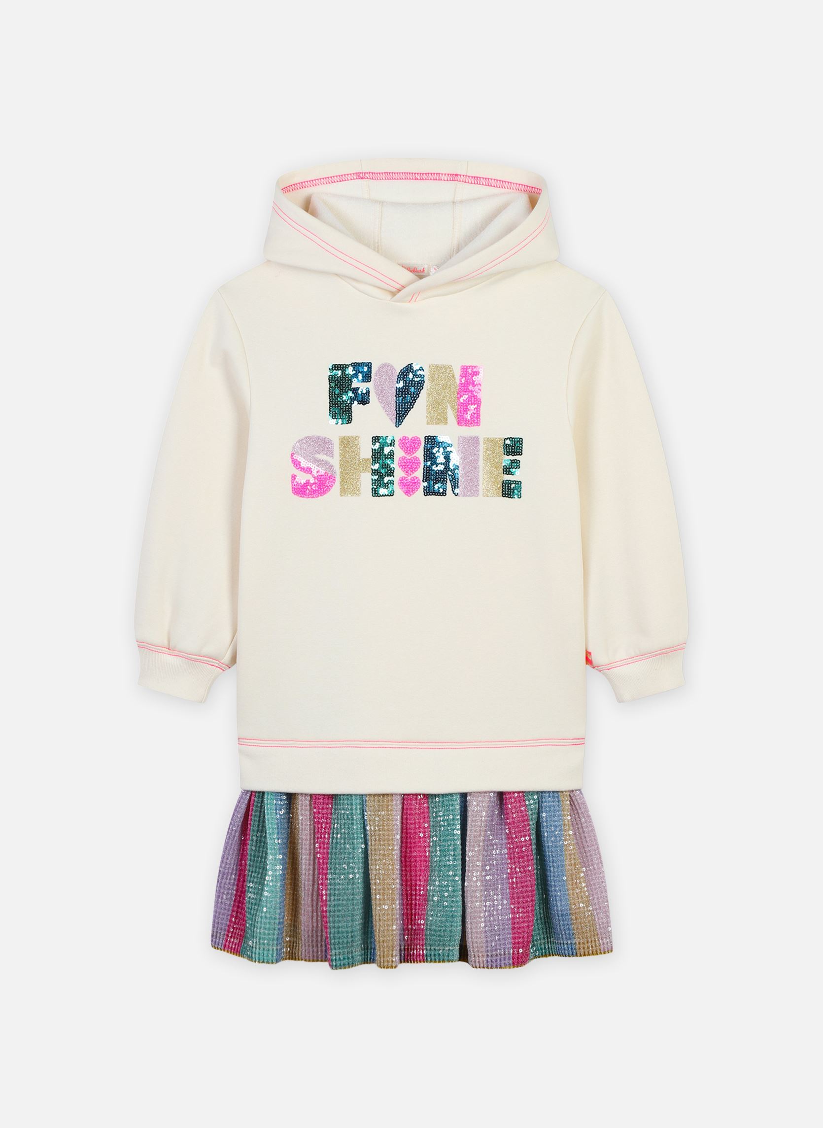 Jurken U20502 meisjes wit Billieblush Jurken U20502 meisjes wit NEW BEIGE