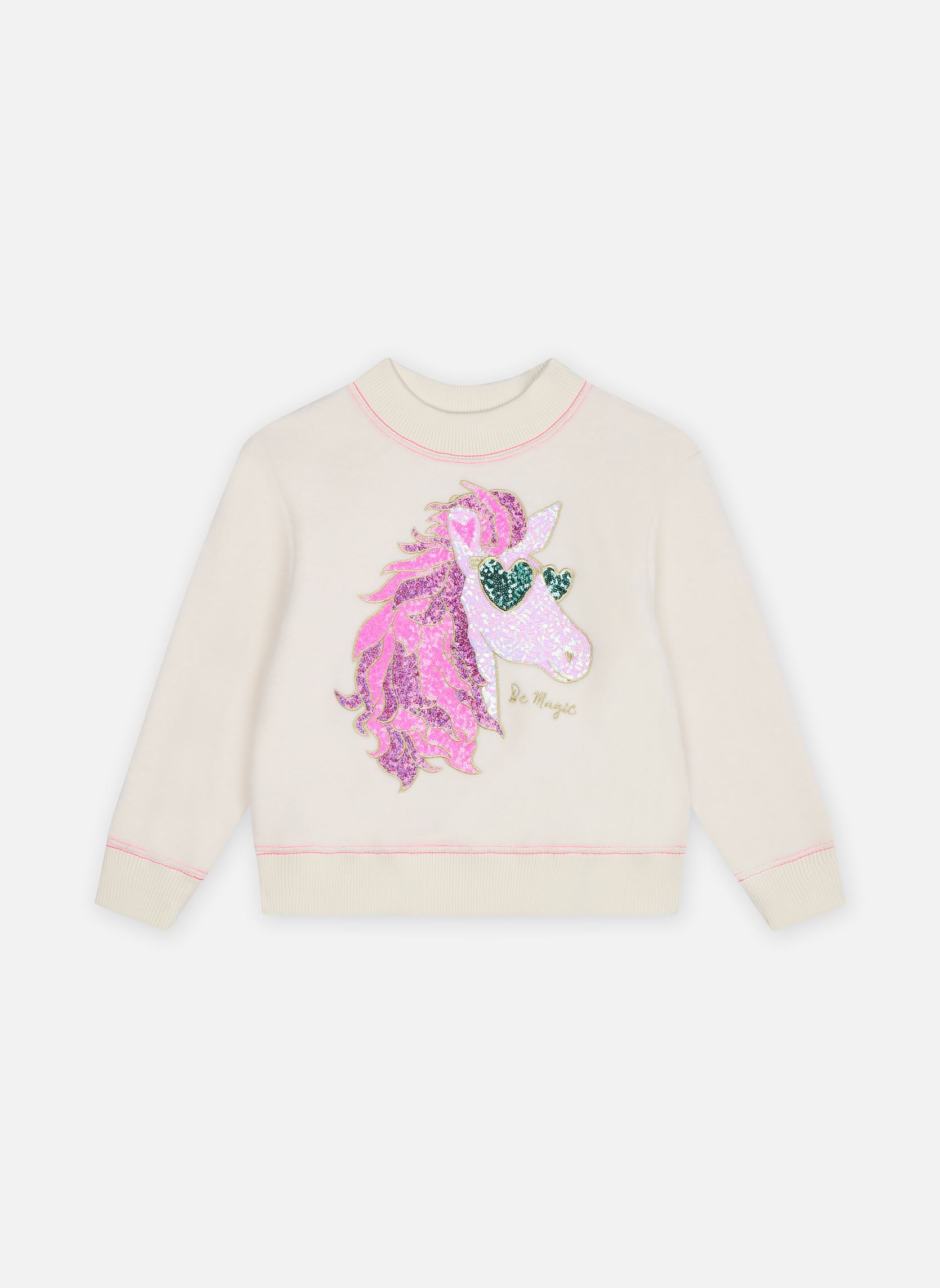 Kapuzenpullover U20471 mädchen weiß Billieblush Kapuzenpullover U20471 mädchen weiß New Beige