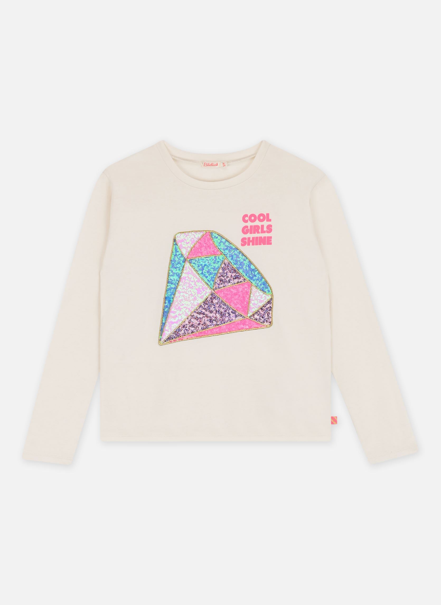 Tee-shirts manches courtes U20475 fille blanc Billieblush Tee-shirts manches courtes U20475 fille blanc Rice