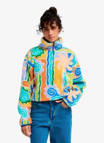 Pulls polaire Holiday Cropped femme bleu