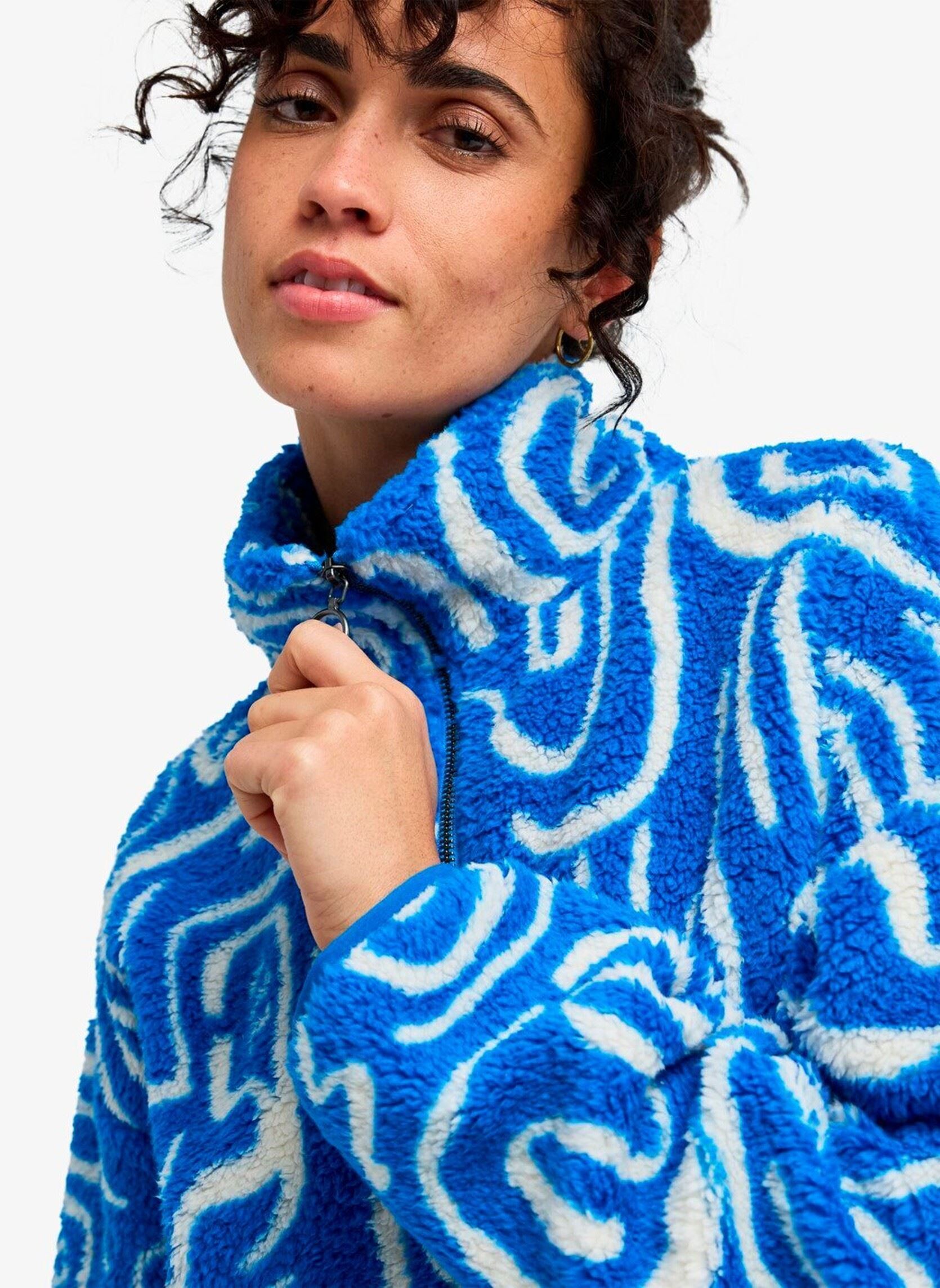 Pulls polaire Holiday Cropped femme bleu Billabong Pulls polaire Holiday Cropped femme bleu TRUE BLUE