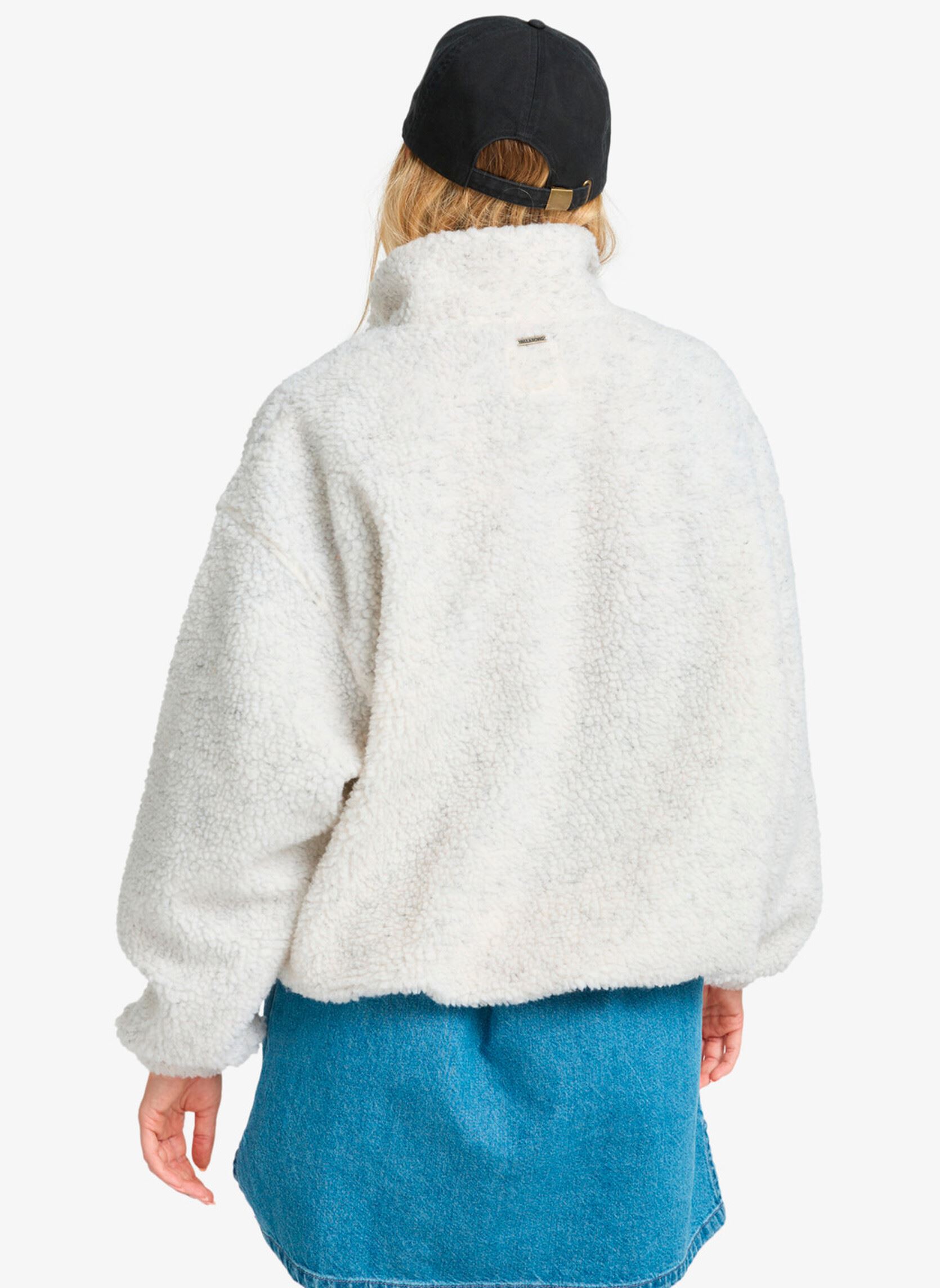 Pulls polaire Run The Road femme blanc Billabong Pulls polaire Run The Road femme blanc WHITECAP