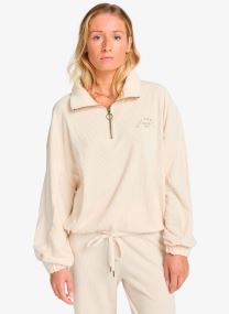 Sweats zippés Coffee Time femme blanc