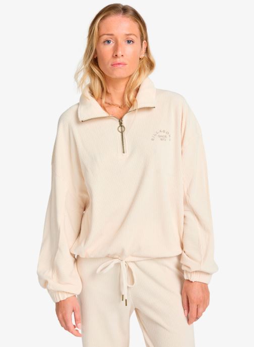 Billabong Sweats zippés Coffee Time femme blanc