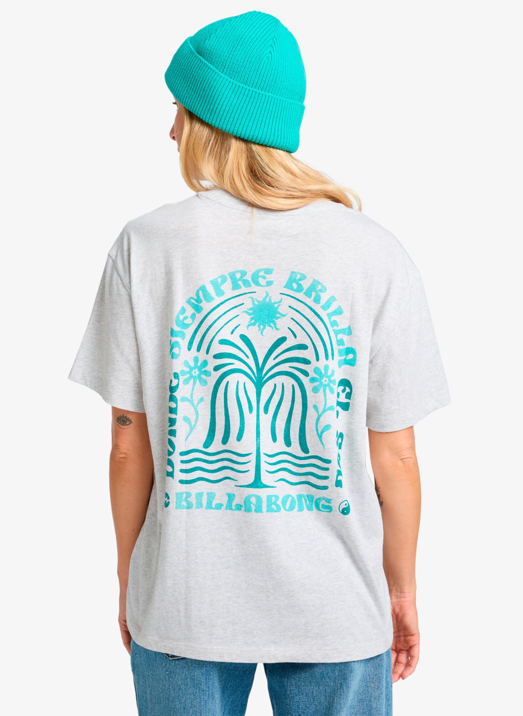 Tee-shirts manches courtes Always Looking femme gris Billabong Tee-shirts manches courtes Always Looking femme gris LIGHT GREY HEATHER