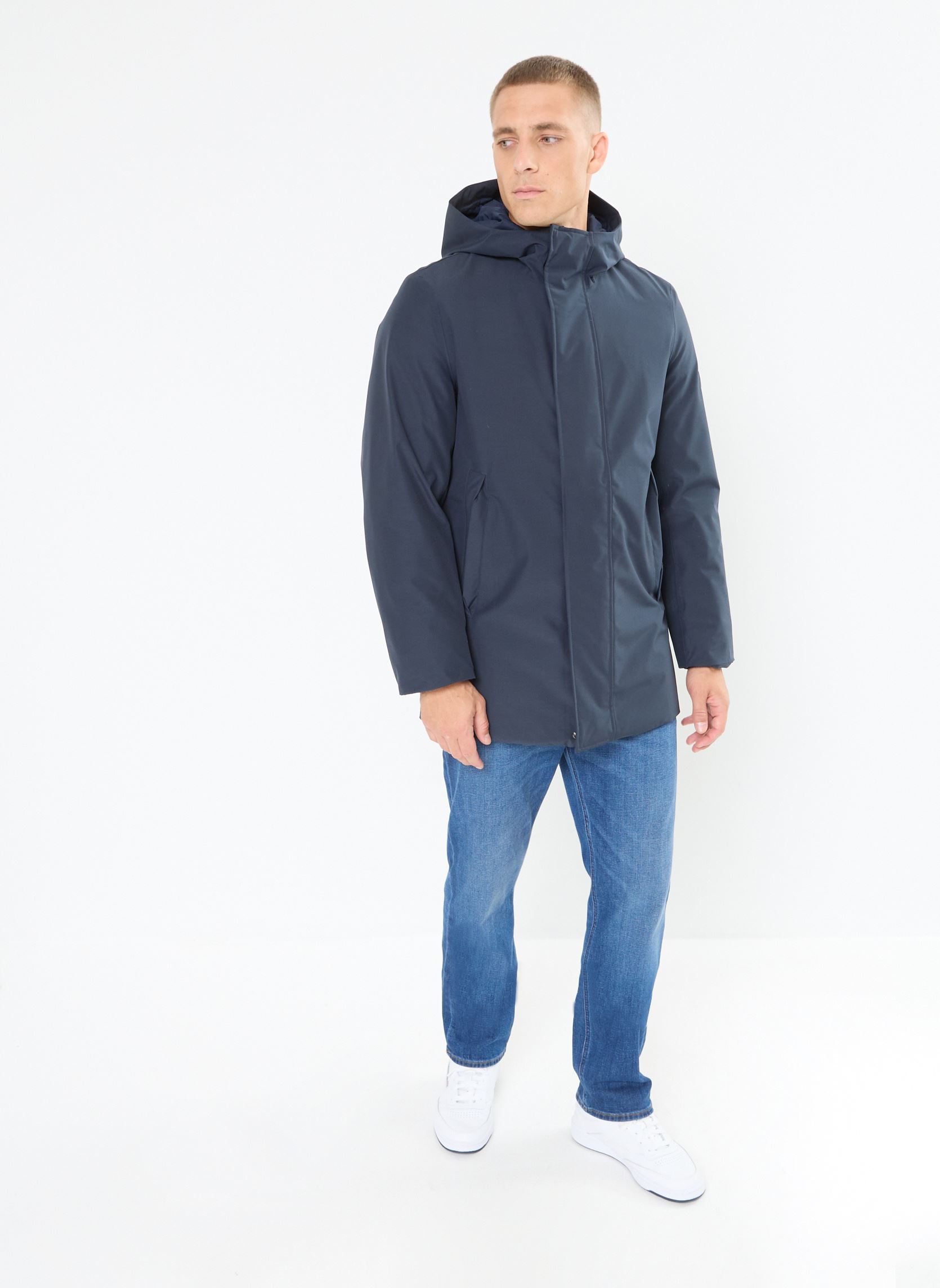 Parkas Parka mi-longue MTD® à capuche - Très ch homme bleu Aigle Parkas Parka mi-longue MTD® à capuche - Très ch homme bleu Empire