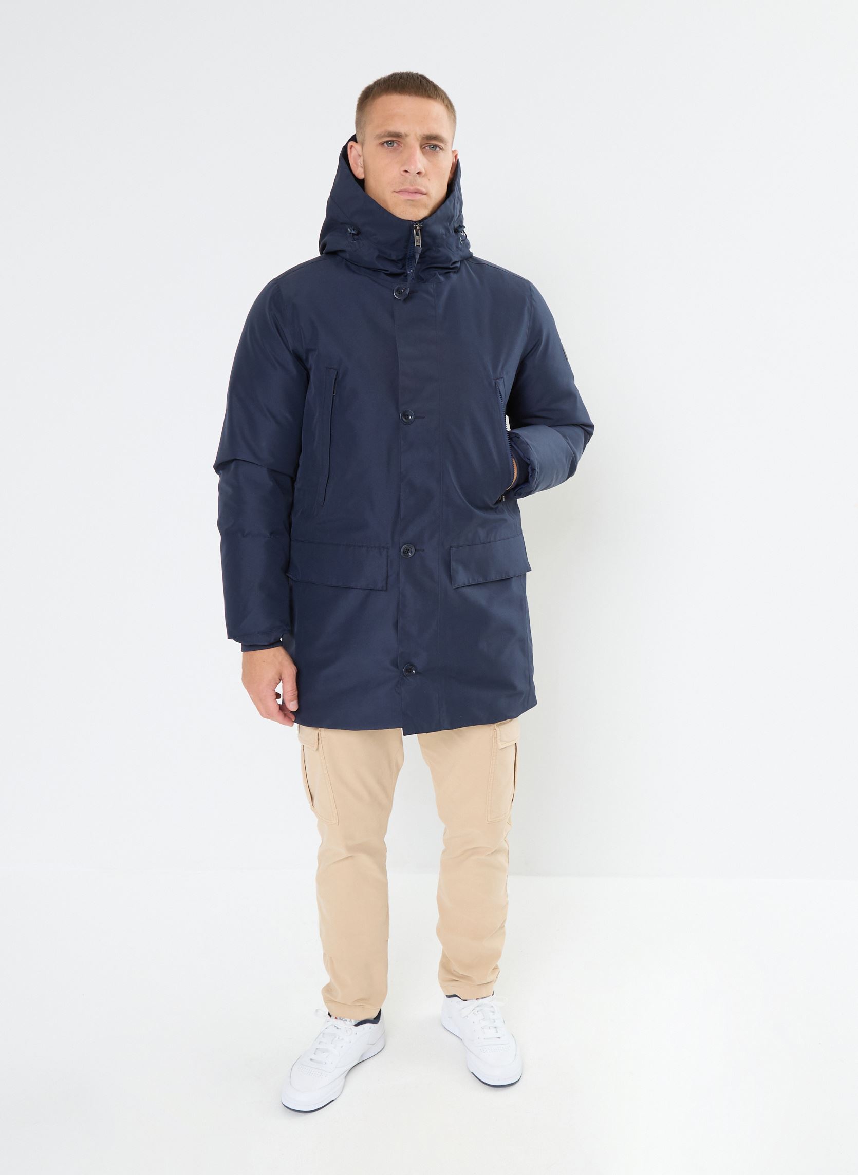 Parkas Parka longue Gore-Tex® à capuche matelas homme bleu Aigle Parkas Parka longue Gore-Tex® à capuche matelas homme bleu EMPIRE