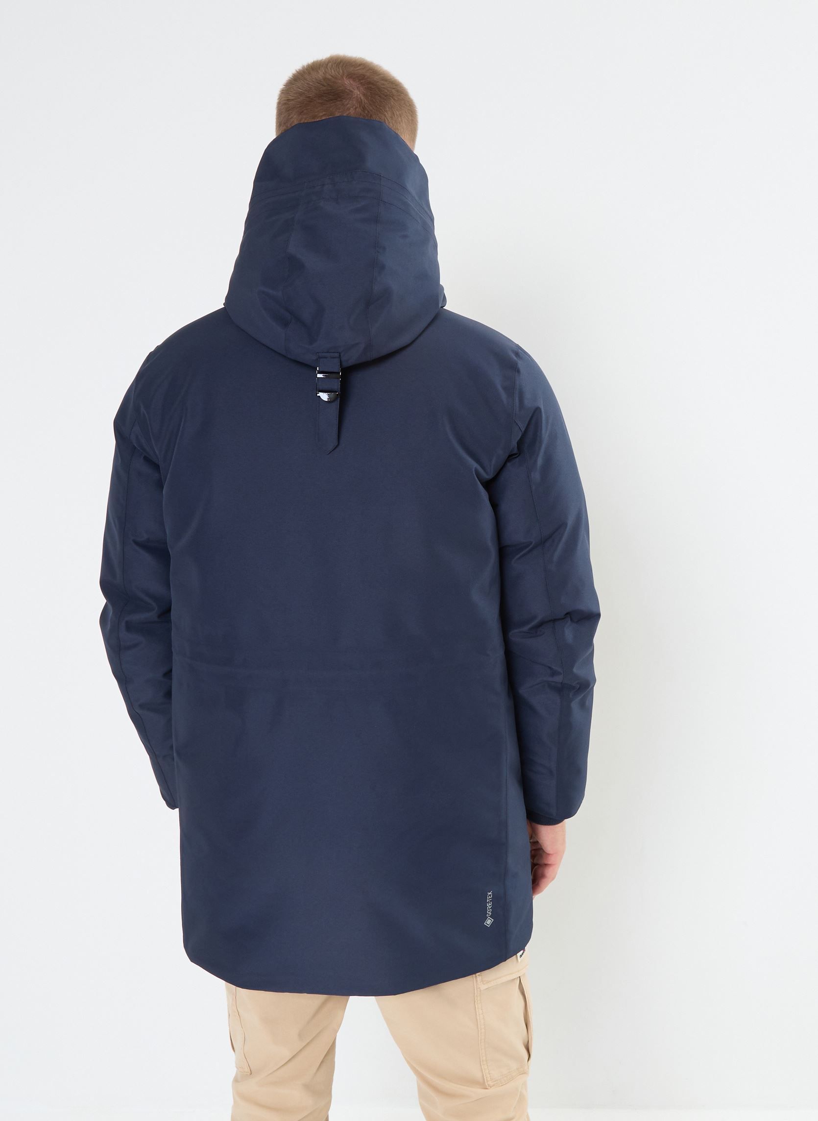 Parkas Parka longue Gore-Tex® à capuche matelas homme bleu Aigle Parkas Parka longue Gore-Tex® à capuche matelas homme bleu EMPIRE