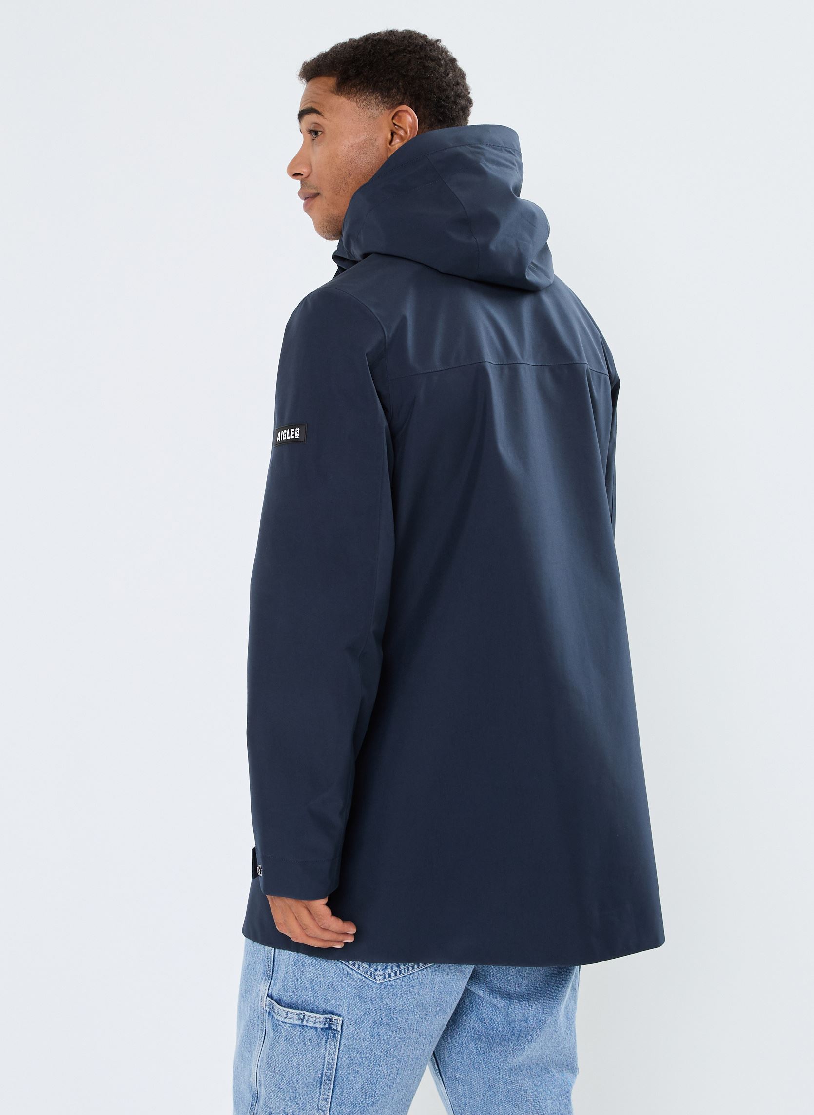 Parkas Parka mi-longue Gore-Tex® homme bleu Aigle Parkas Parka mi-longue Gore-Tex® homme bleu Empire