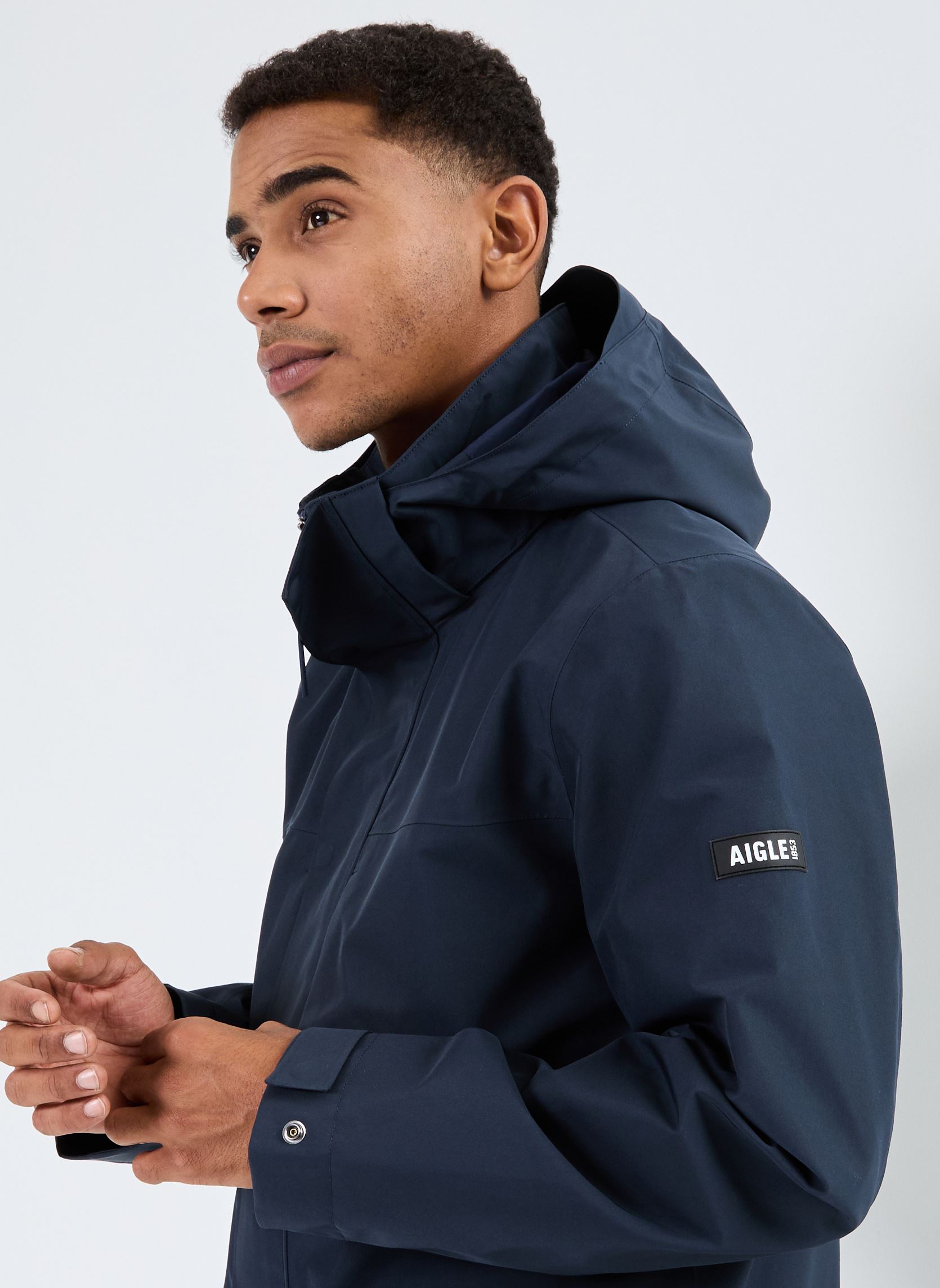 Parkas Parka mi-longue Gore-Tex® homme bleu Aigle Parkas Parka mi-longue Gore-Tex® homme bleu Empire