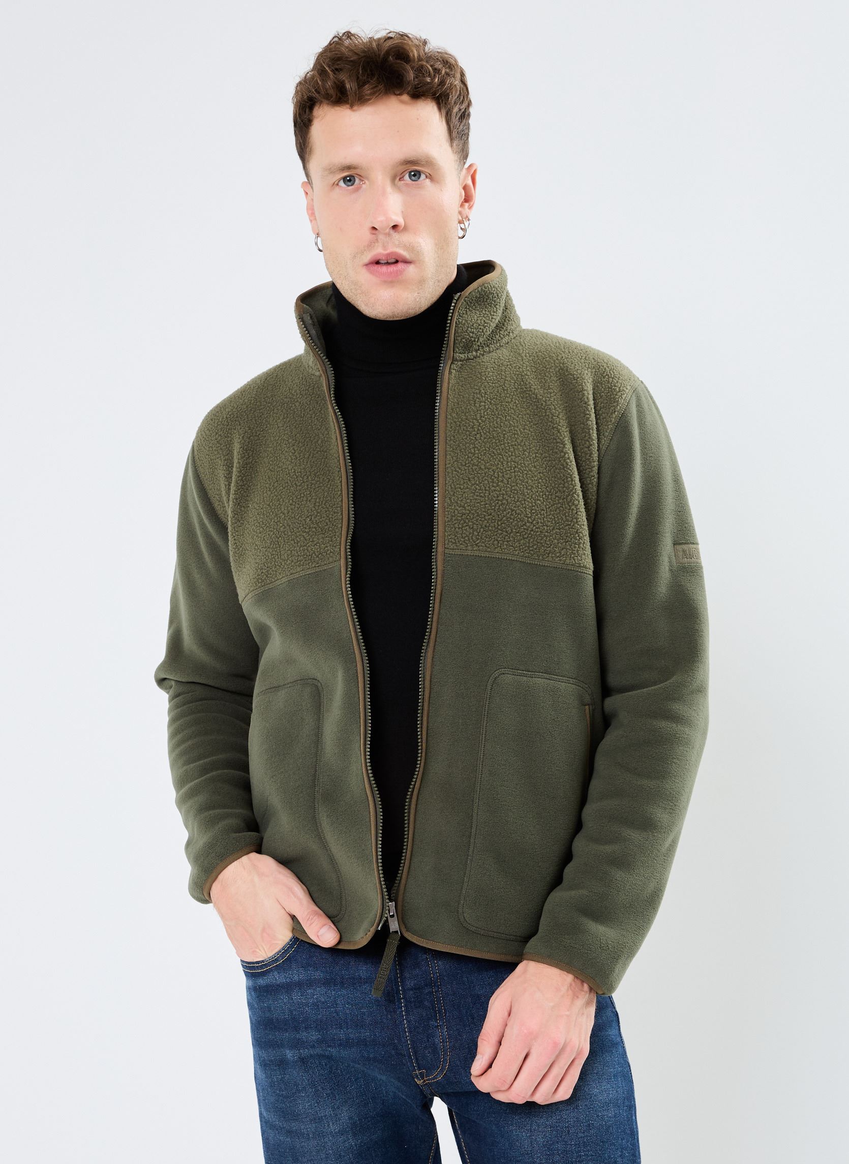 Polares Polaire en sherpa Polartec® hombre verde Aigle Polares Polaire en sherpa Polartec® hombre verde Avocat