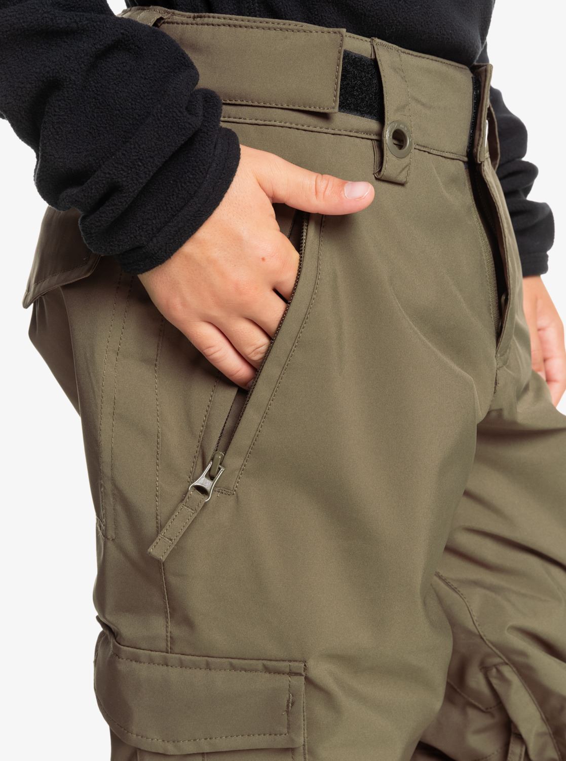 Broeken Porter Yth Pt jongens groen Quiksilver Broeken Porter Yth Pt jongens groen CANTEEN