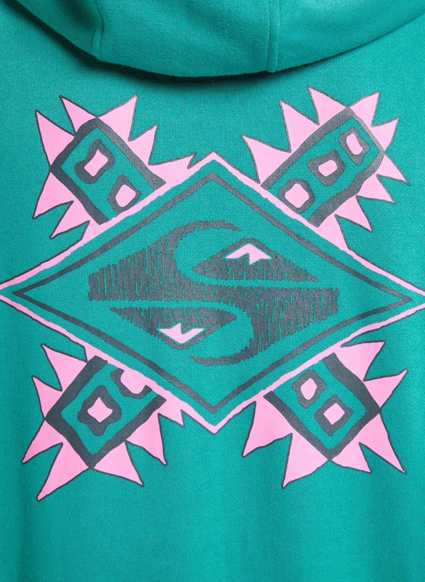 Sweats à capuche Sweatshirt - Graphic Hoodie homme bleu Quiksilver Sweats à capuche Sweatshirt - Graphic Hoodie homme bleu Deep sea