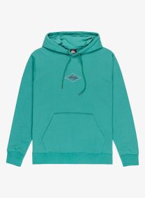 Sweats à capuche Sweatshirt - Graphic Hoodie homme bleu Quiksilver Sweats à capuche Sweatshirt - Graphic Hoodie homme bleu Deep sea