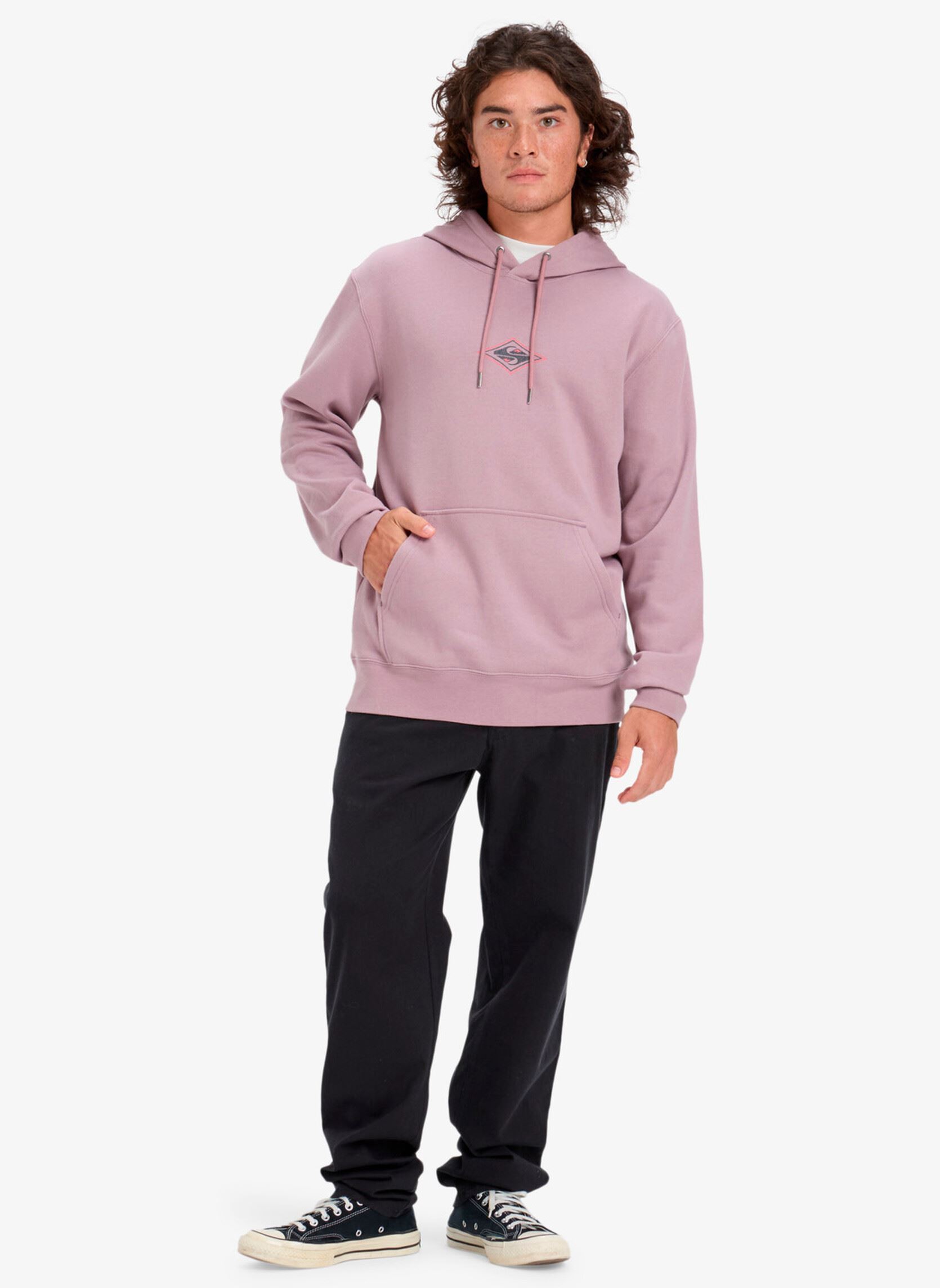 Felpe con cappuccio Graphic Hoodie uomo rosa Quiksilver Felpe con cappuccio Graphic Hoodie uomo rosa Elderberry