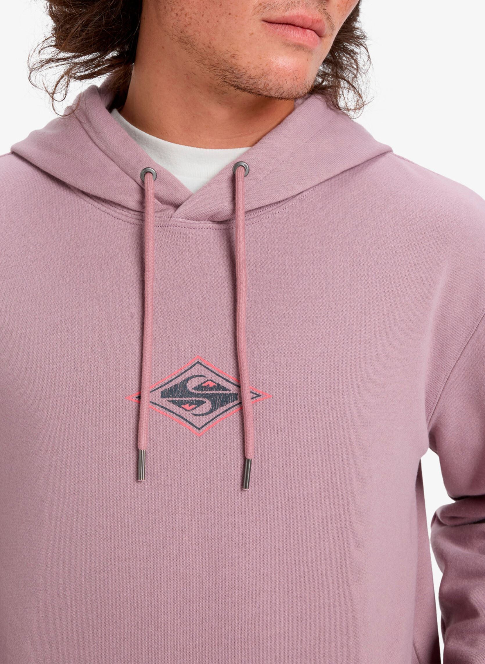 Felpe con cappuccio Graphic Hoodie uomo rosa Quiksilver Felpe con cappuccio Graphic Hoodie uomo rosa Elderberry