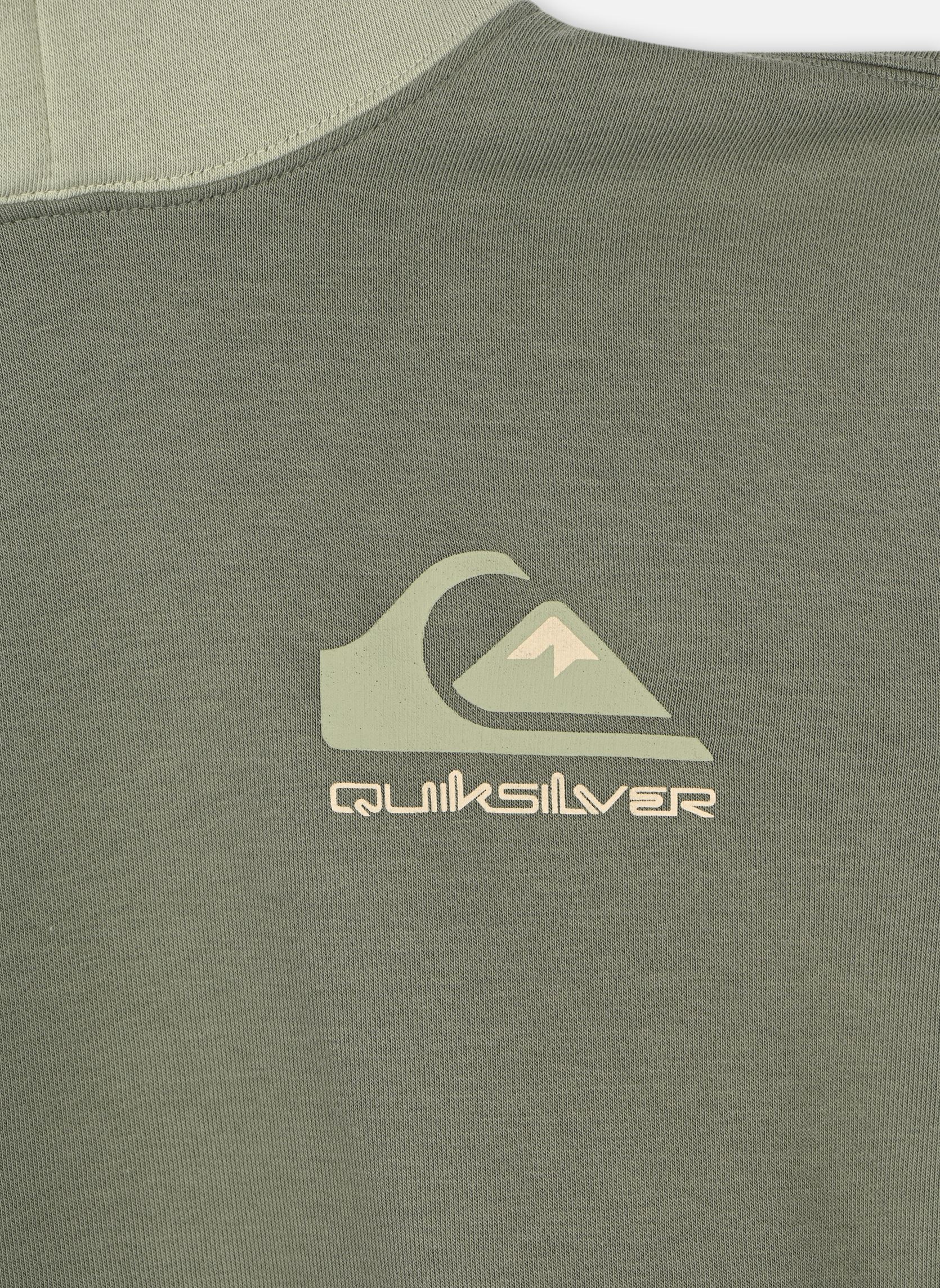 Hoodies Omni Logo jongens groen Quiksilver Hoodies Omni Logo jongens groen SEA SPRAY