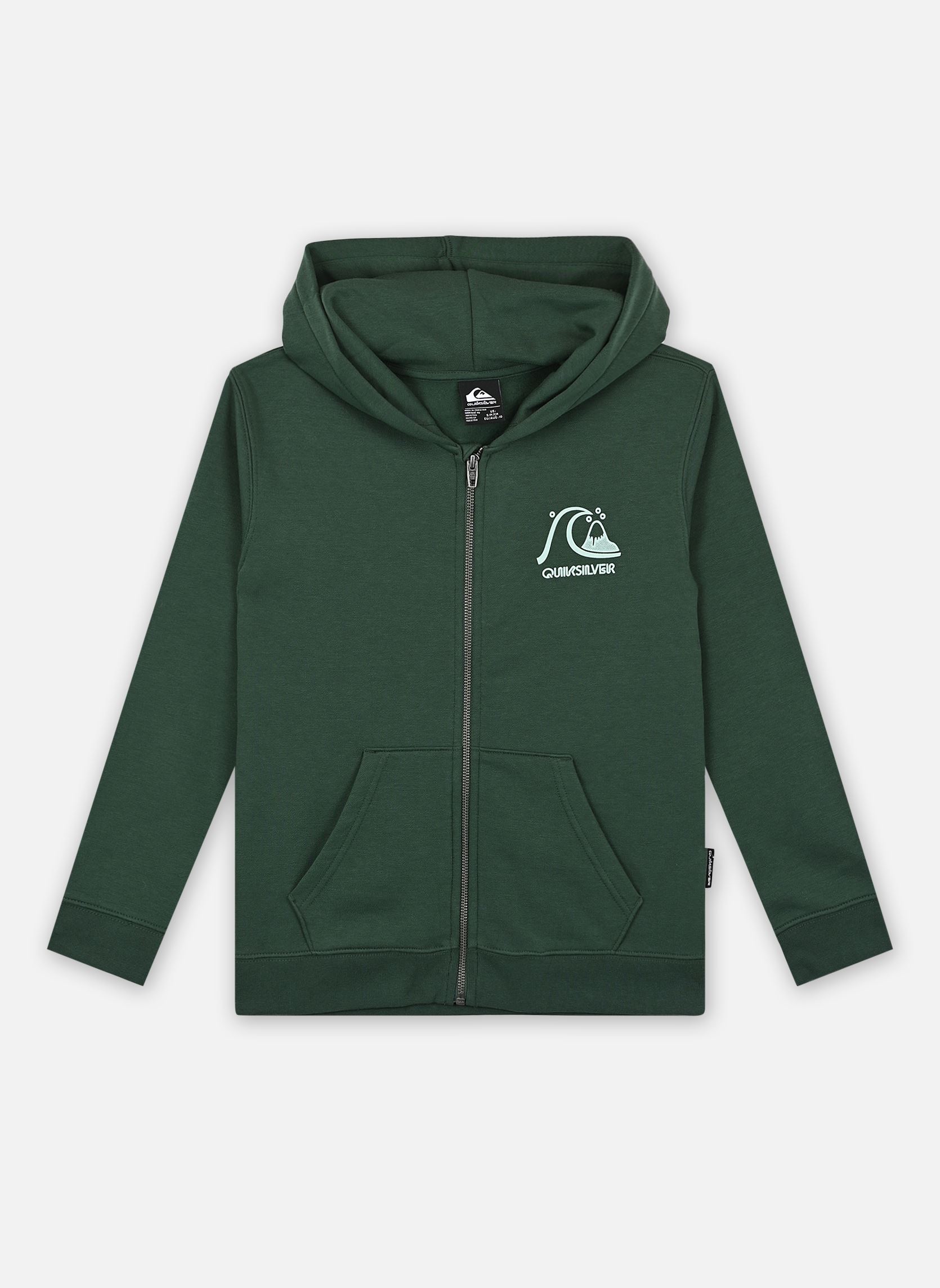 Sweaters met rits Graphic Zip jongens groen Quiksilver Sweaters met rits Graphic Zip jongens groen FOREST