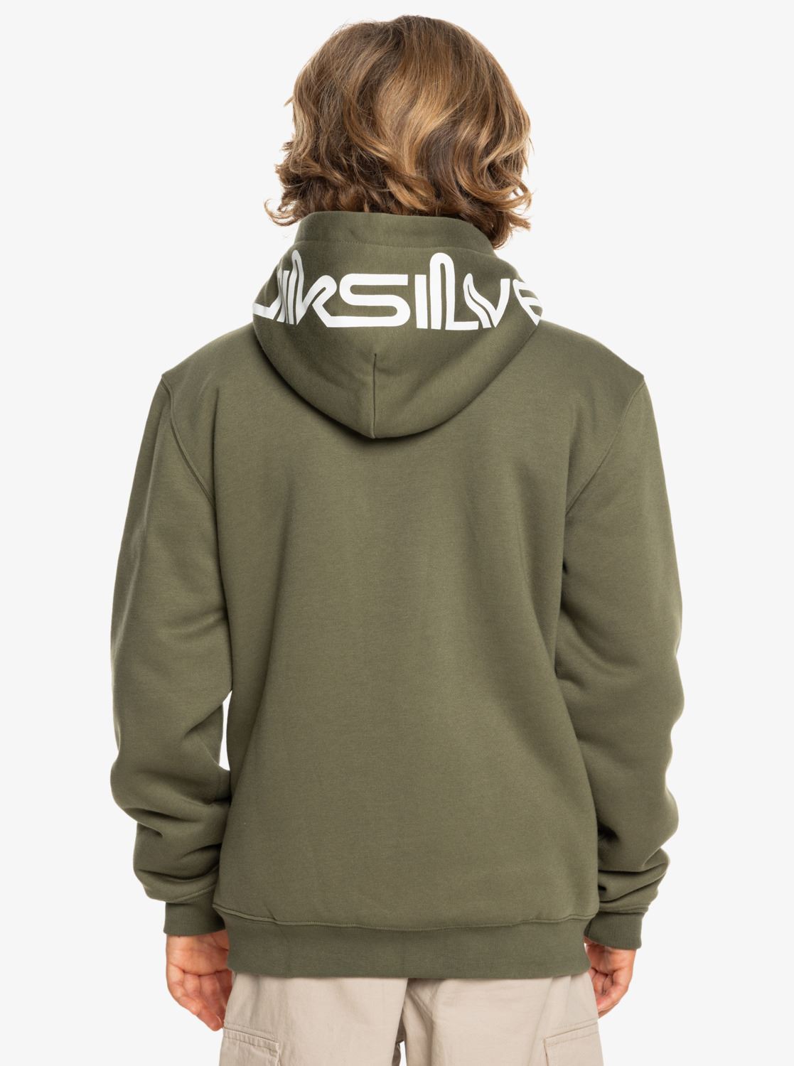 Sweaters met rits Bestwavesherpa jongens groen Quiksilver Sweaters met rits Bestwavesherpa jongens groen FOUR LEAF CLOVER