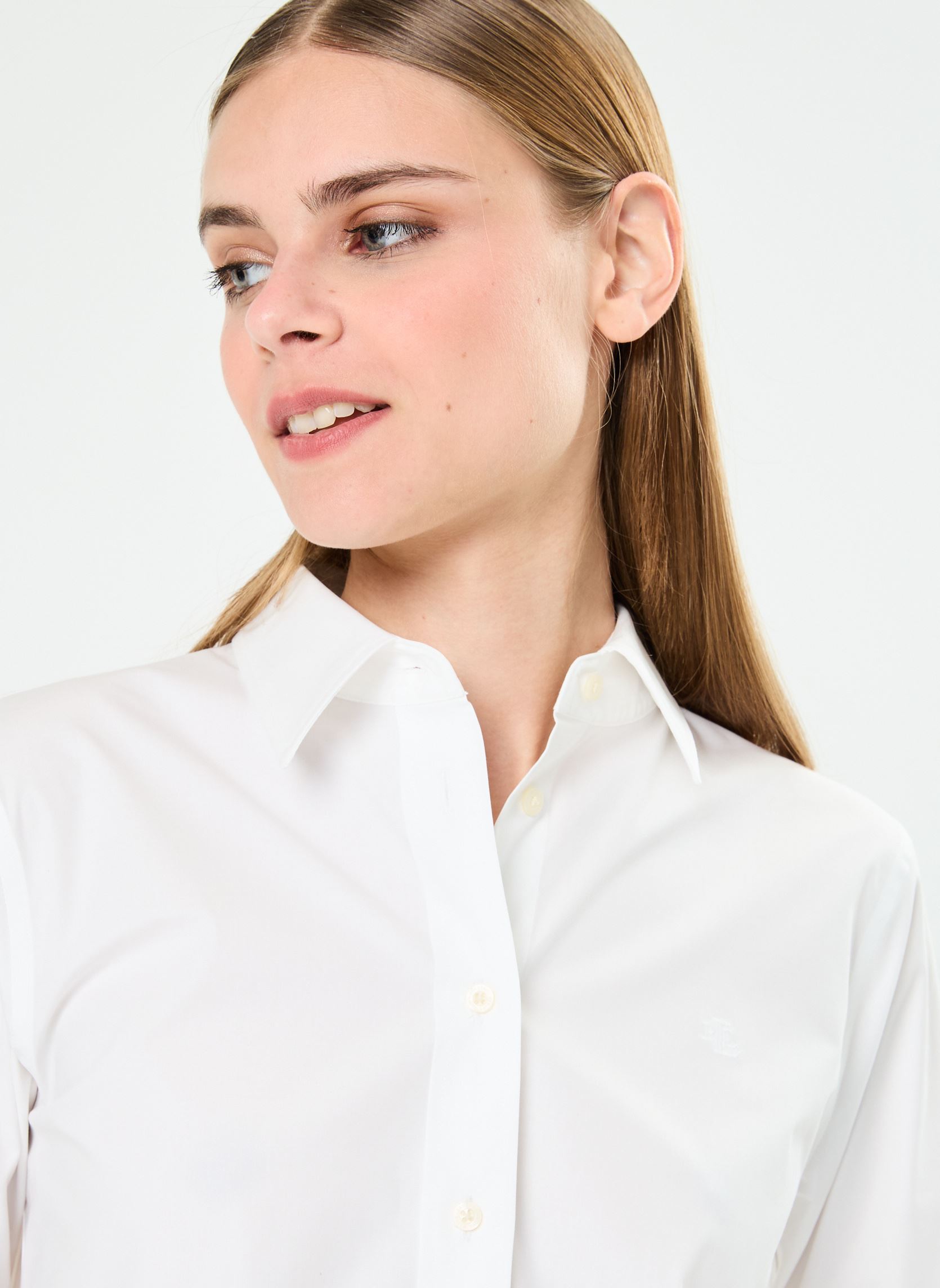 Chemises manches longues Jamelko-Long Sleeve-Shirt femme blanc Lauren Ralph Lauren Chemises manches longues Jamelko-Long Sleeve-Shirt femme blanc WHITE