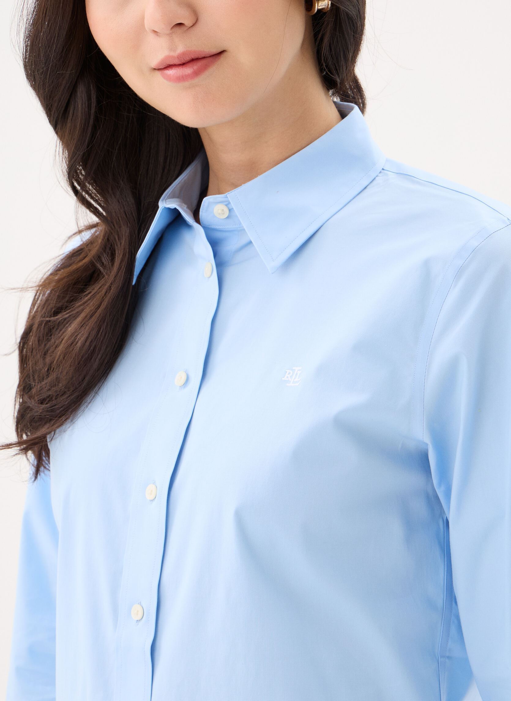 Langarm-Hemden Jamelko-Long Sleeve-Shirt damen blau Lauren Ralph Lauren Langarm-Hemden Jamelko-Long Sleeve-Shirt damen blau BLUE