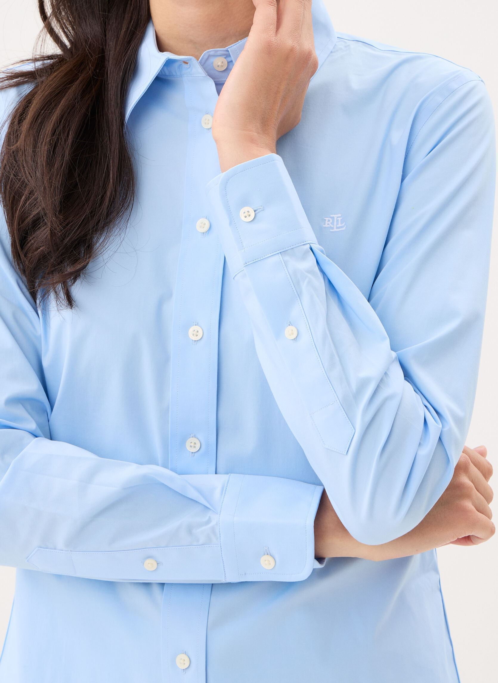 Langarm-Hemden Jamelko-Long Sleeve-Shirt damen blau Lauren Ralph Lauren Langarm-Hemden Jamelko-Long Sleeve-Shirt damen blau BLUE