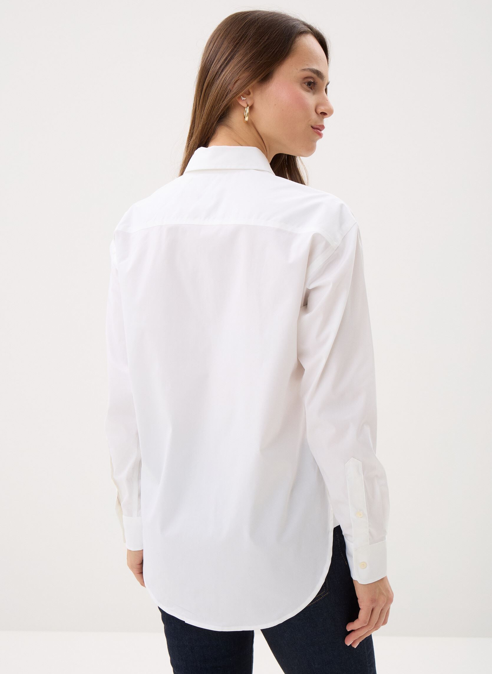 Lange mouw overhemden Kotta-Long Sleeve-Button Front Shirt dames wit Lauren Ralph Lauren Lange mouw overhemden Kotta-Long Sleeve-Button Front Shirt dames wit WHITE