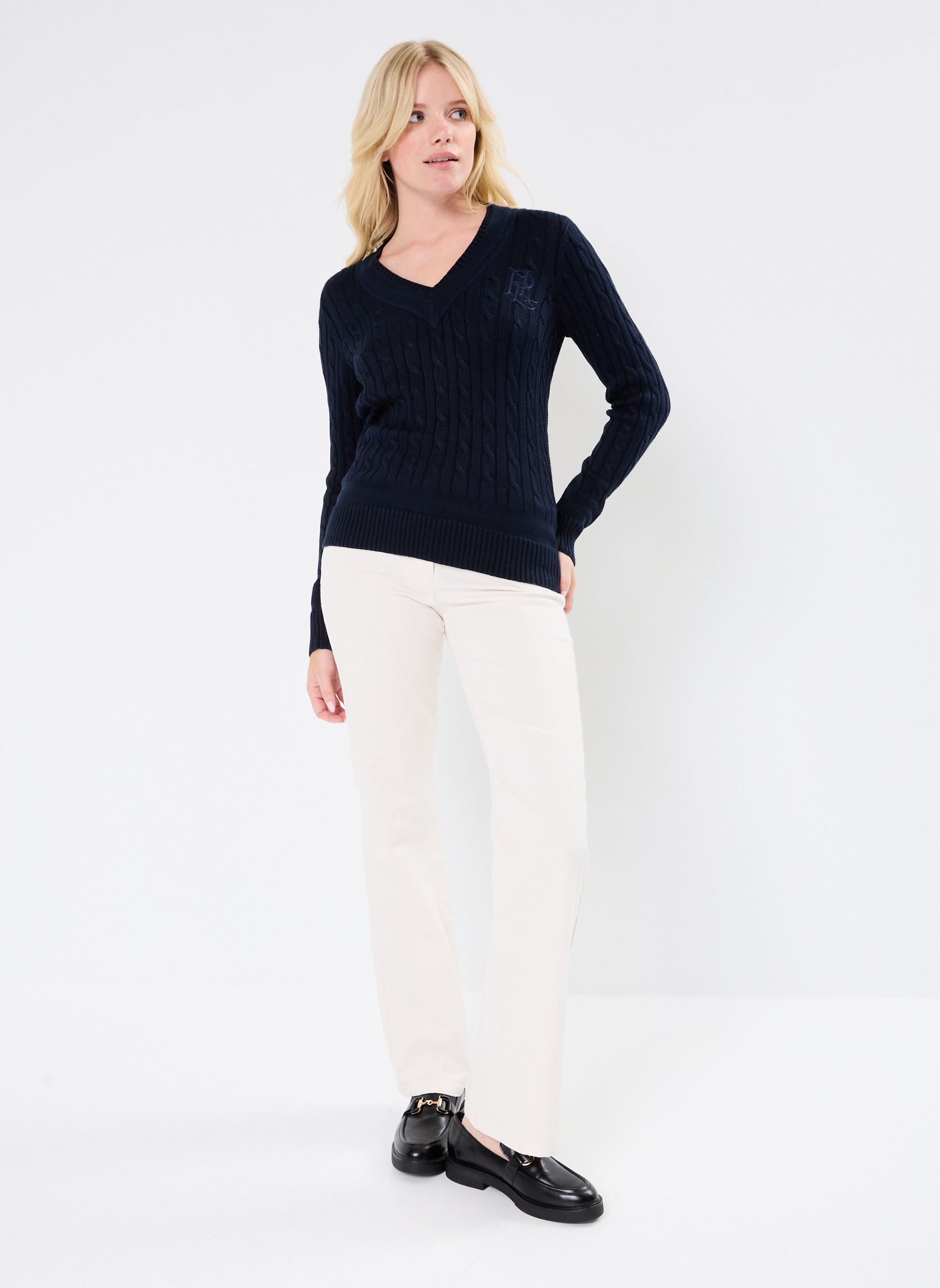 Pulls Meren-Long Sleeve-Pullover femme bleu Lauren Ralph Lauren Pulls Meren-Long Sleeve-Pullover femme bleu Lauren Navy